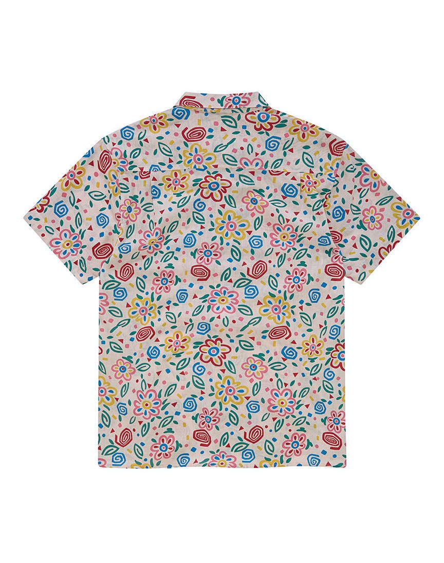 YMC GARDEN FLORAL ARTWORK PRINTED CAMP COLLAR SHIRT Size US M / EU 48-50 / 2 - 7 Thumbnail