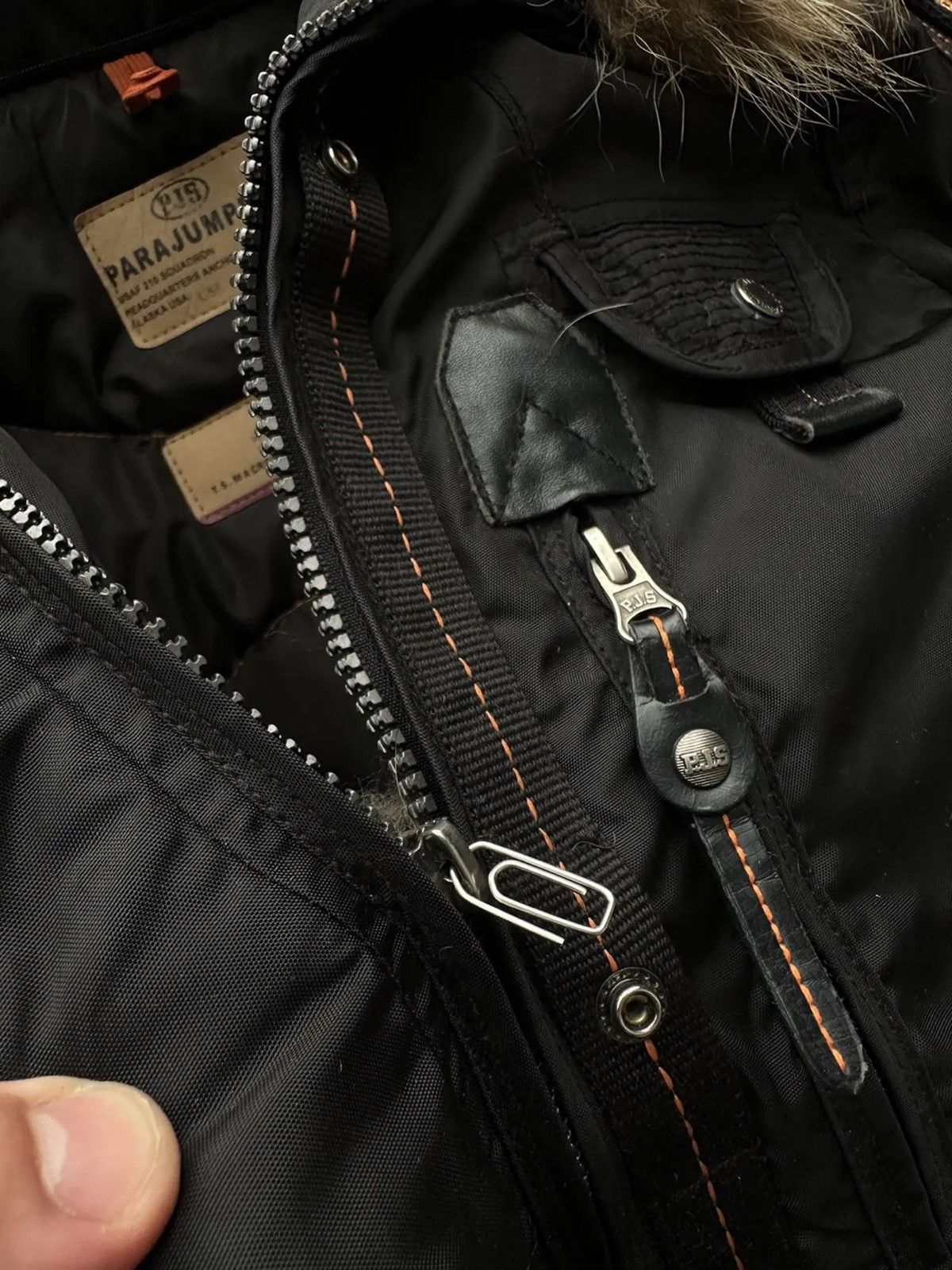 Vintage Puffer Jacket Parajumpers Black