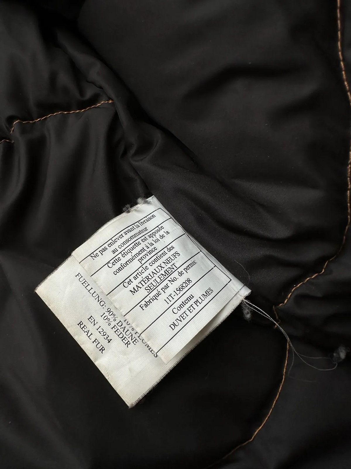 Vintage Puffer Jacket Parajumpers Black