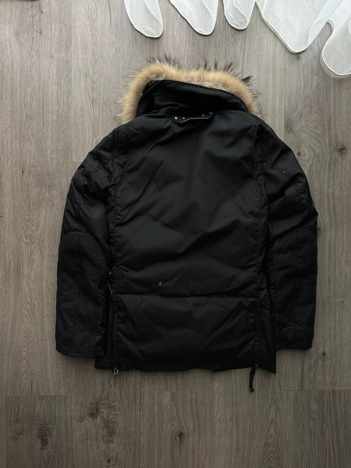 Vintage Puffer Jacket Parajumpers Black