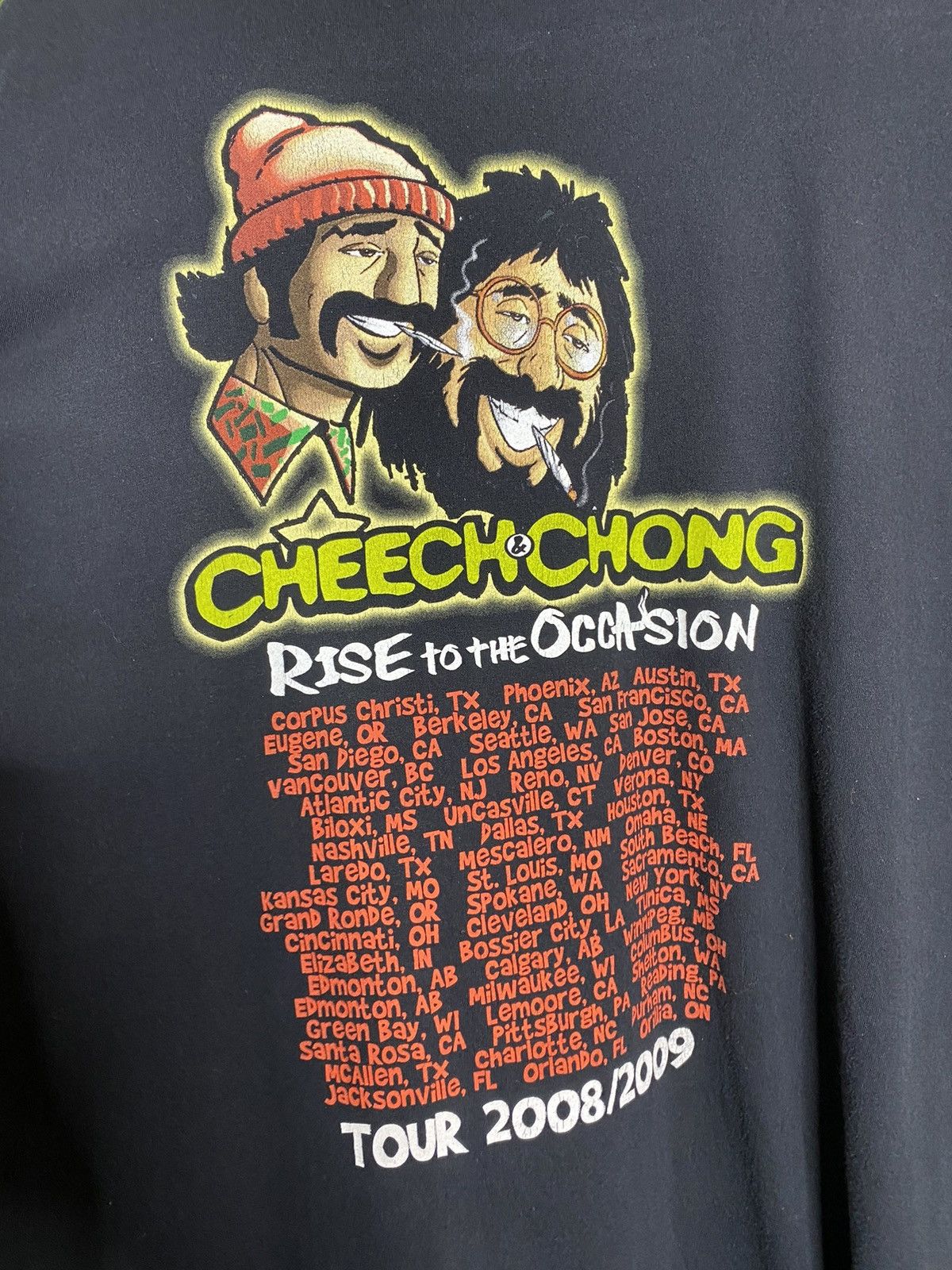 Vintage 🚨Vintage Cheech And Chong Rise To The Occasion 2008 T-Shirt Size US L / EU 52-54 / 3 - 5 Thumbnail