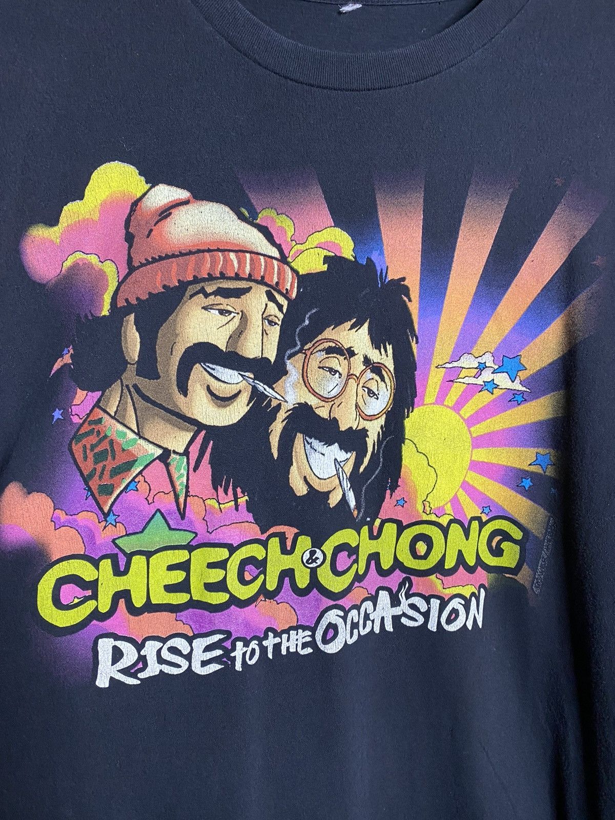 Vintage 🚨Vintage Cheech And Chong Rise To The Occasion 2008 T-Shirt Size US L / EU 52-54 / 3 - 4 Thumbnail