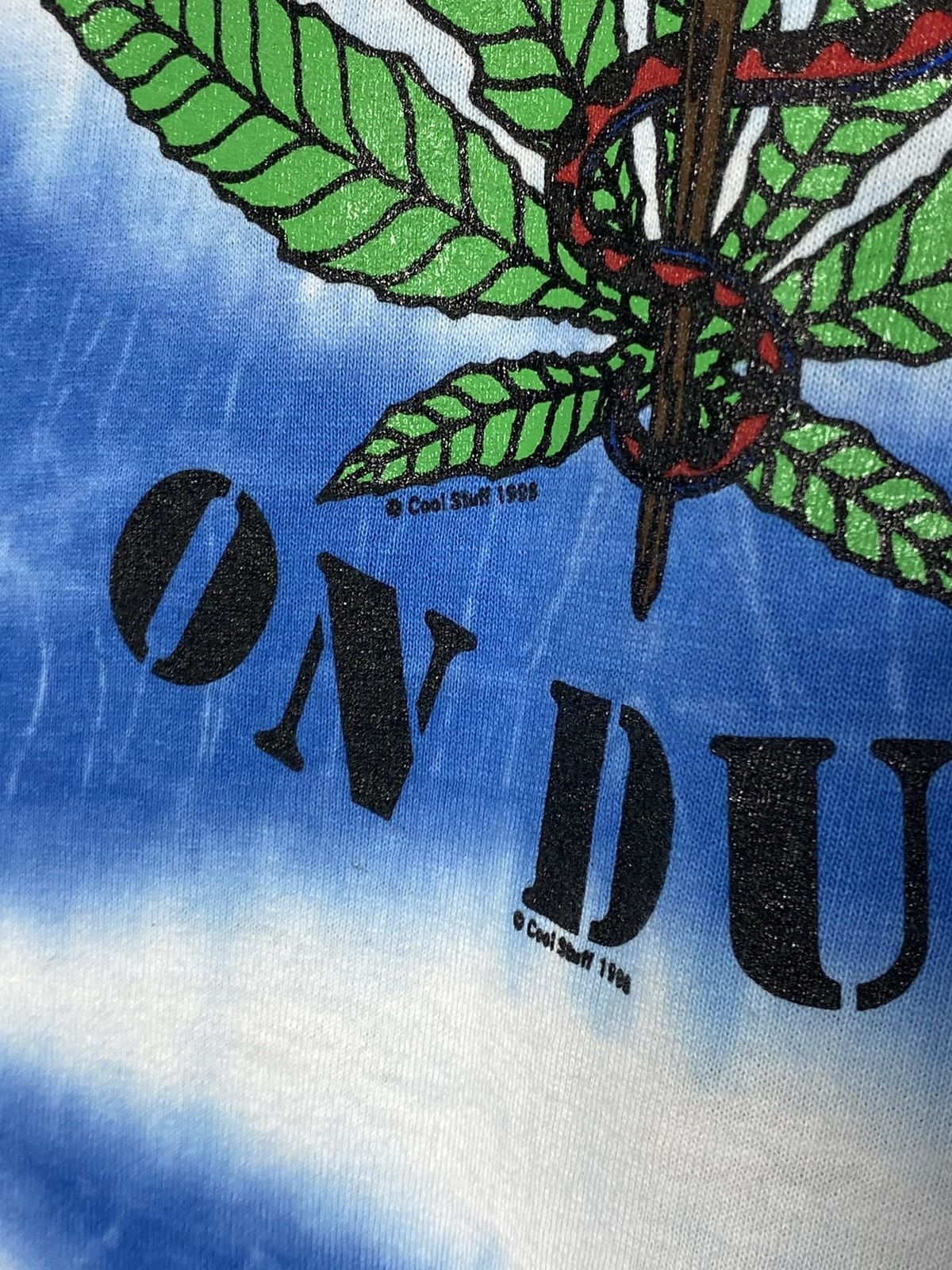 Vintage 🚨Vintage Marijuana Medic On Duty 1998 Weed T-Shirt Size US XXL / EU 58 / 5 - 5 Thumbnail