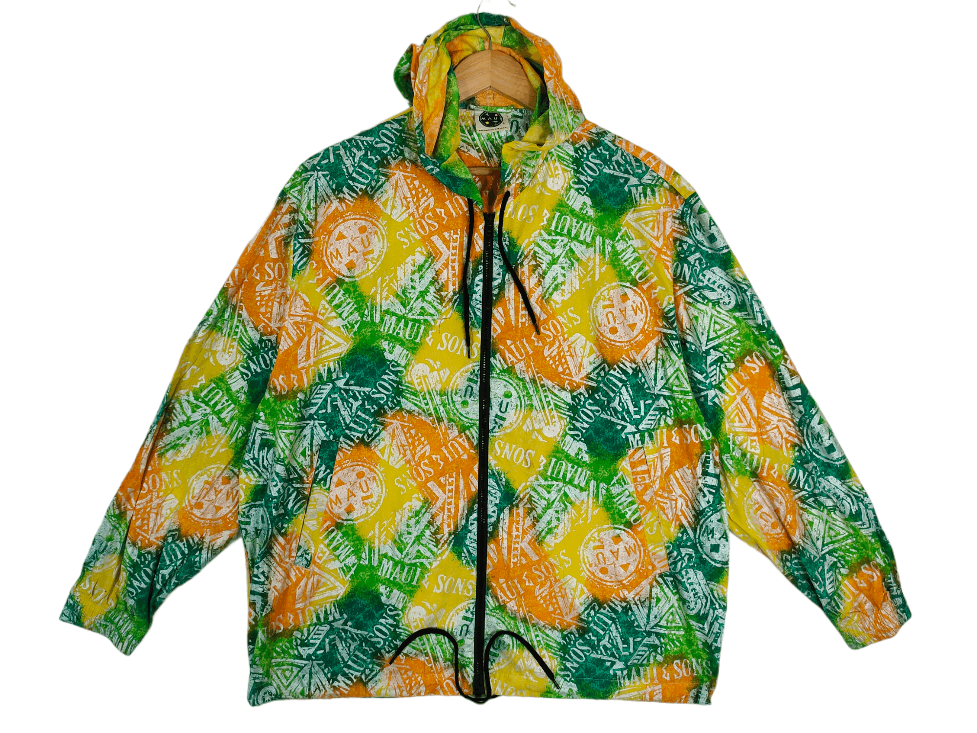 Maui and Sons 🔥Rare design Maui and Sons overprint jacket with hoodie Size US M / EU 48-50 / 2 - 5 Thumbnail