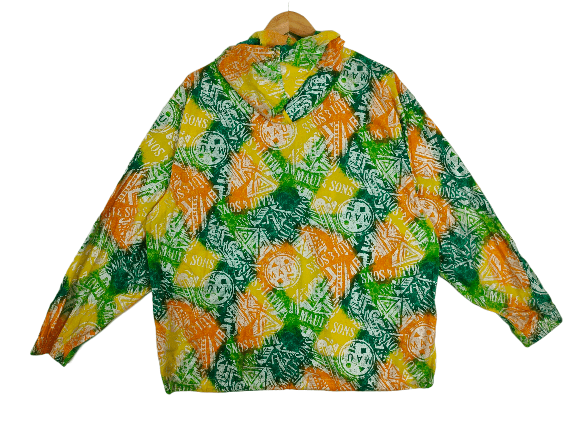 Maui and Sons 🔥Rare design Maui and Sons overprint jacket with hoodie Size US M / EU 48-50 / 2 - 6 Thumbnail