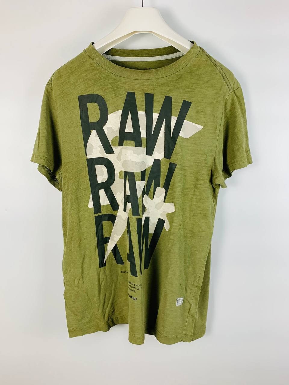 G-Star Gstar/ G Star Raw t-shirt green M Size US M / EU 48-50 / 2 - 1 Thumbnail