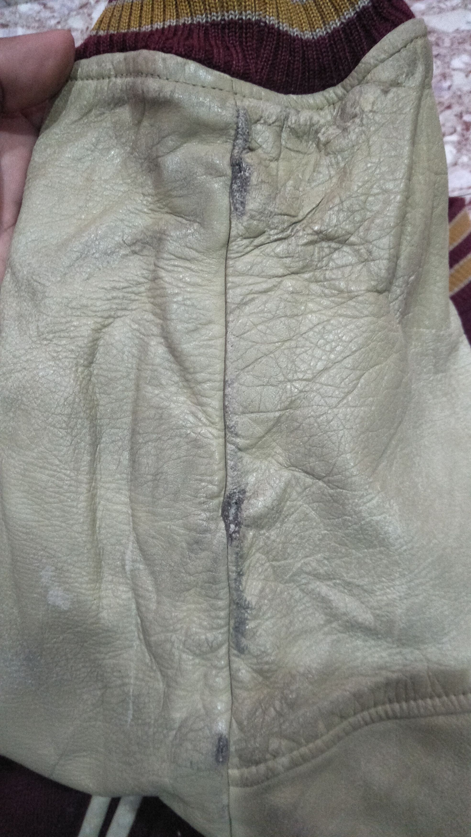 Other OLD LEATHER BLOUSE MILITARY VARSITY JACKET Size US L / EU 52-54 / 3 - 15 Thumbnail