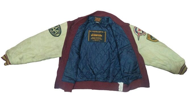Other OLD LEATHER BLOUSE MILITARY VARSITY JACKET Size US L / EU 52-54 / 3 - 3 Thumbnail