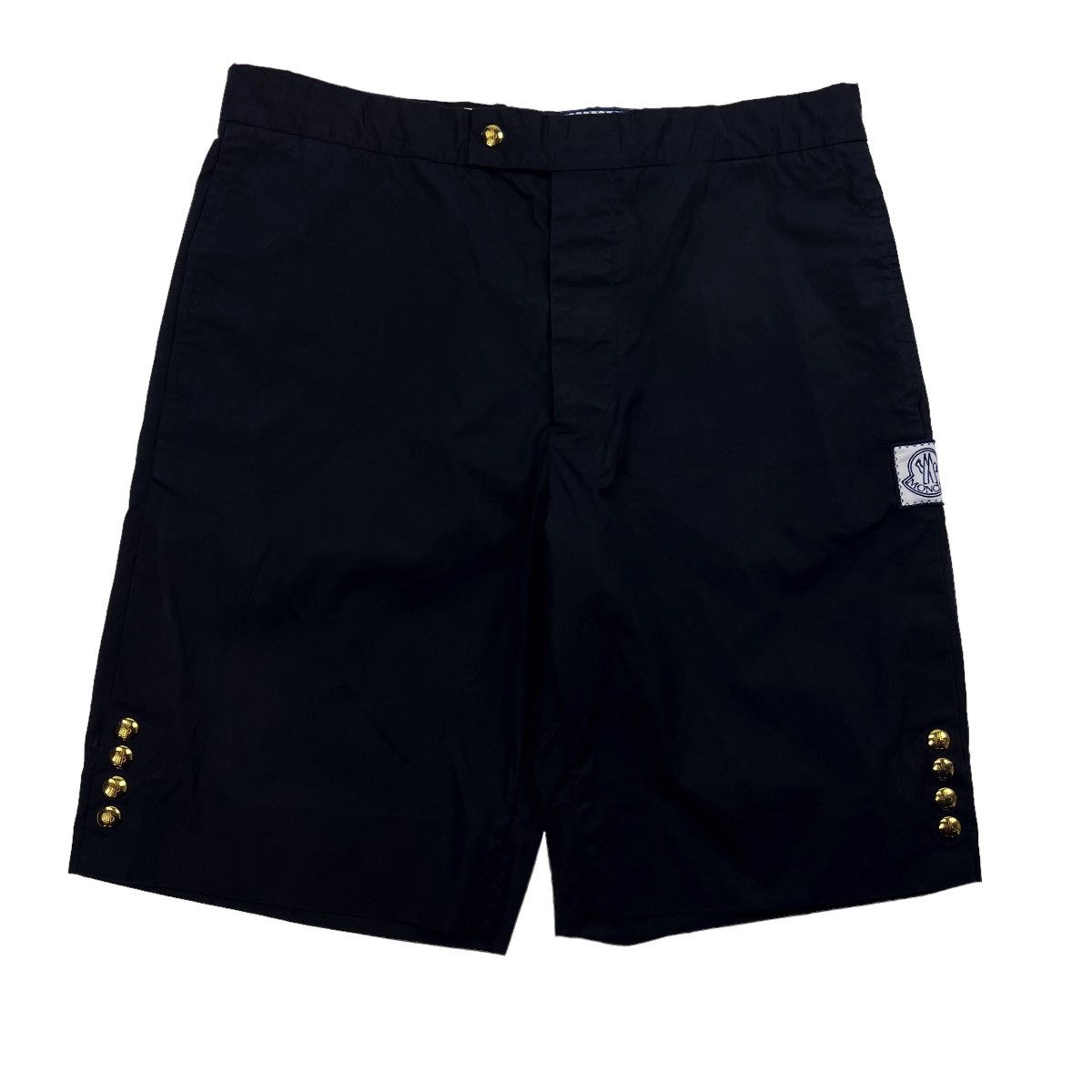 image of Moncler x Moncler Gamme Bleu Navy Shorts, Men's (Size 34)