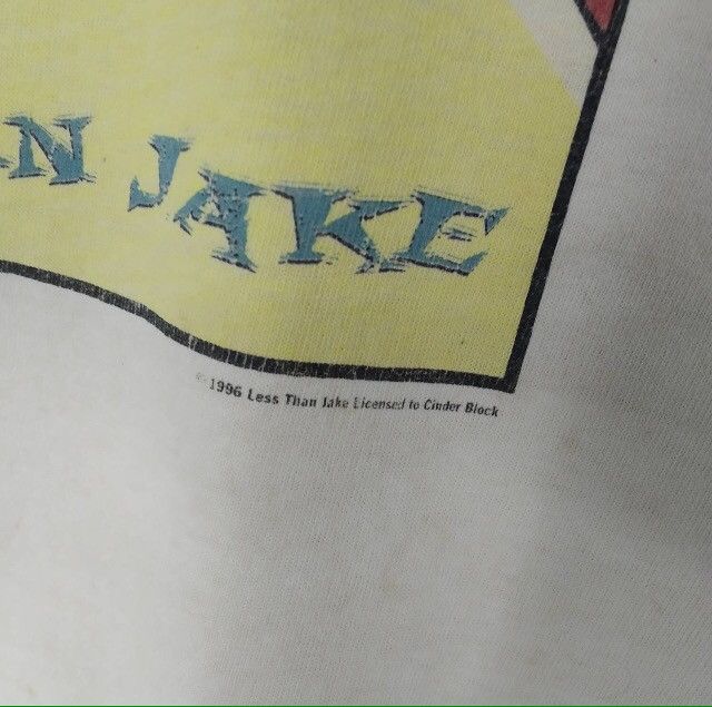 Band Tees × Vintage Vintage 90s Band Less Than Jake Punk Rock Ringer T-shirt Size US XL / EU 56 / 4 - 5 Thumbnail