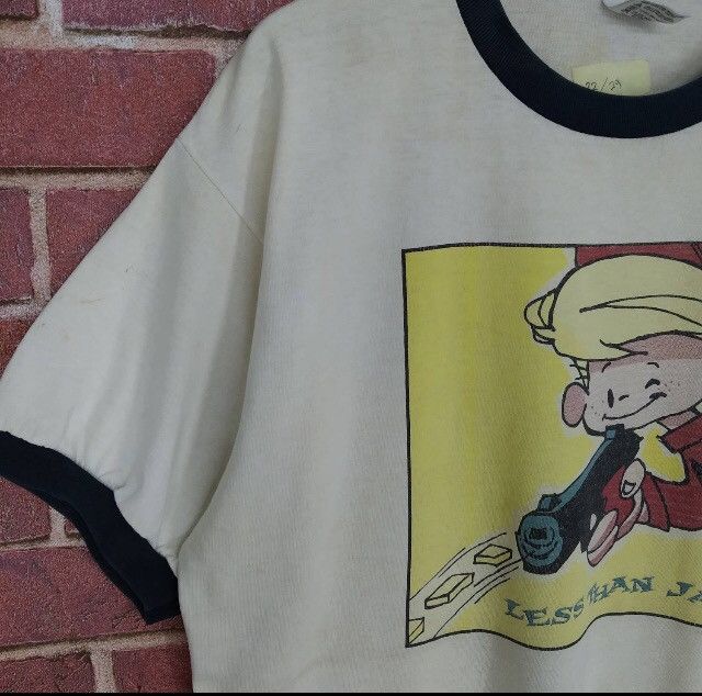 Band Tees × Vintage Vintage 90s Band Less Than Jake Punk Rock Ringer T-shirt Size US XL / EU 56 / 4 - 3 Thumbnail