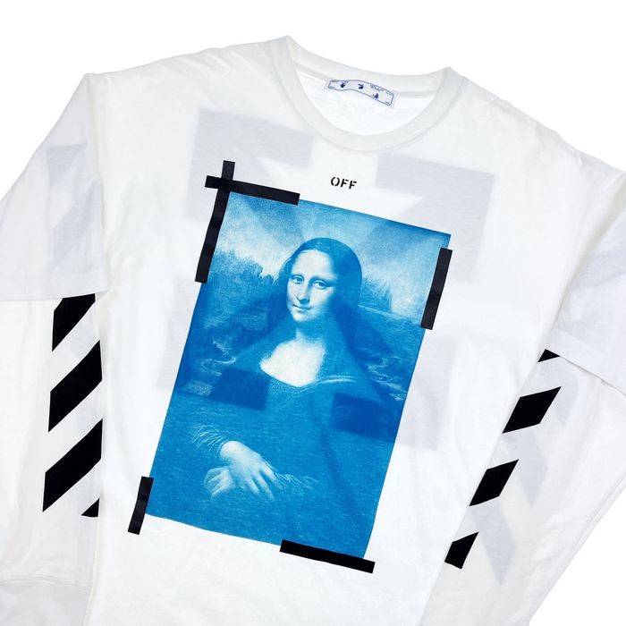 Off white long store sleeve mona lisa