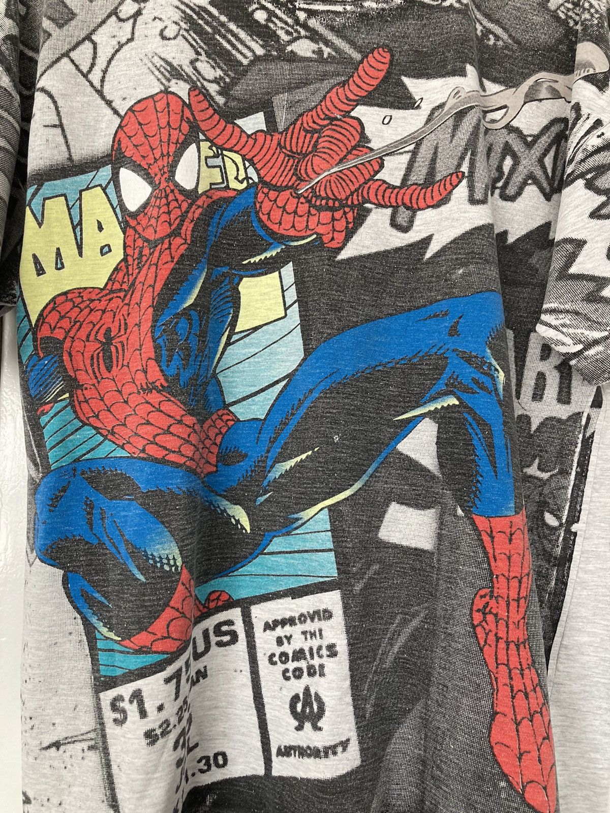 Marvel Comics Spider-Man 1994 Marvel Comics Shirt Vintage 90s all over tee Size US XL / EU 56 / 4 - 11 Thumbnail