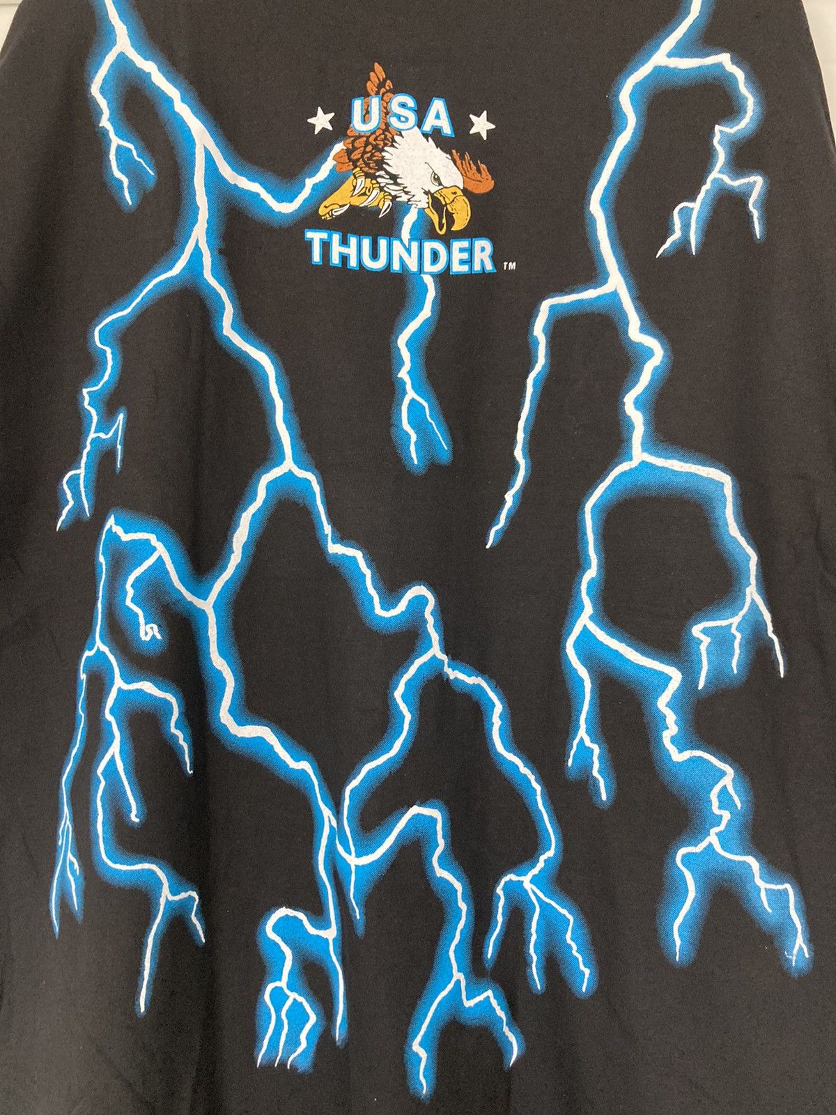 Vintage AMERICAN USA THUNDER MARIJUANA WEED SHIRT VINTAGE 90S AOP Size US XL / EU 56 / 4 - 5 Thumbnail