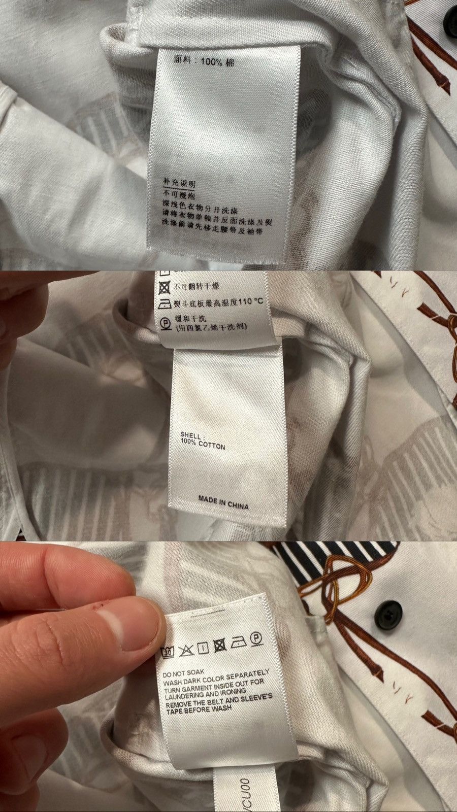 Aquascutum × Grailed Aquascutum Heritage Floral White Cotton Belt Trench Coat Size XS / US 0-2 / IT 36-38 - 19 Thumbnail