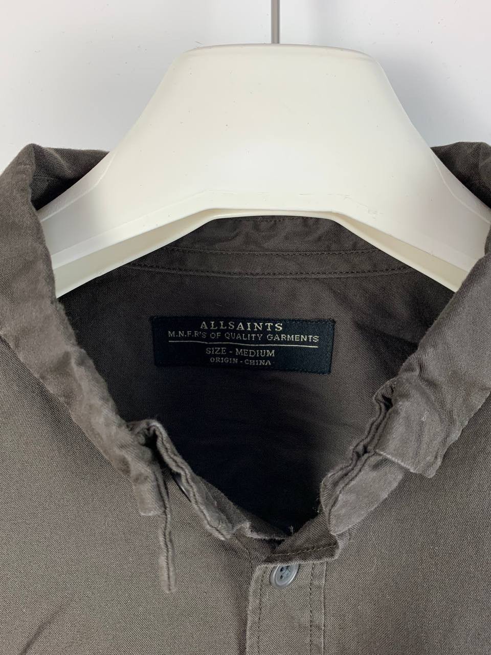 Allsaints Allsaints shirt button ups dark grey M Size US M / EU 48-50 / 2 - 2 Thumbnail
