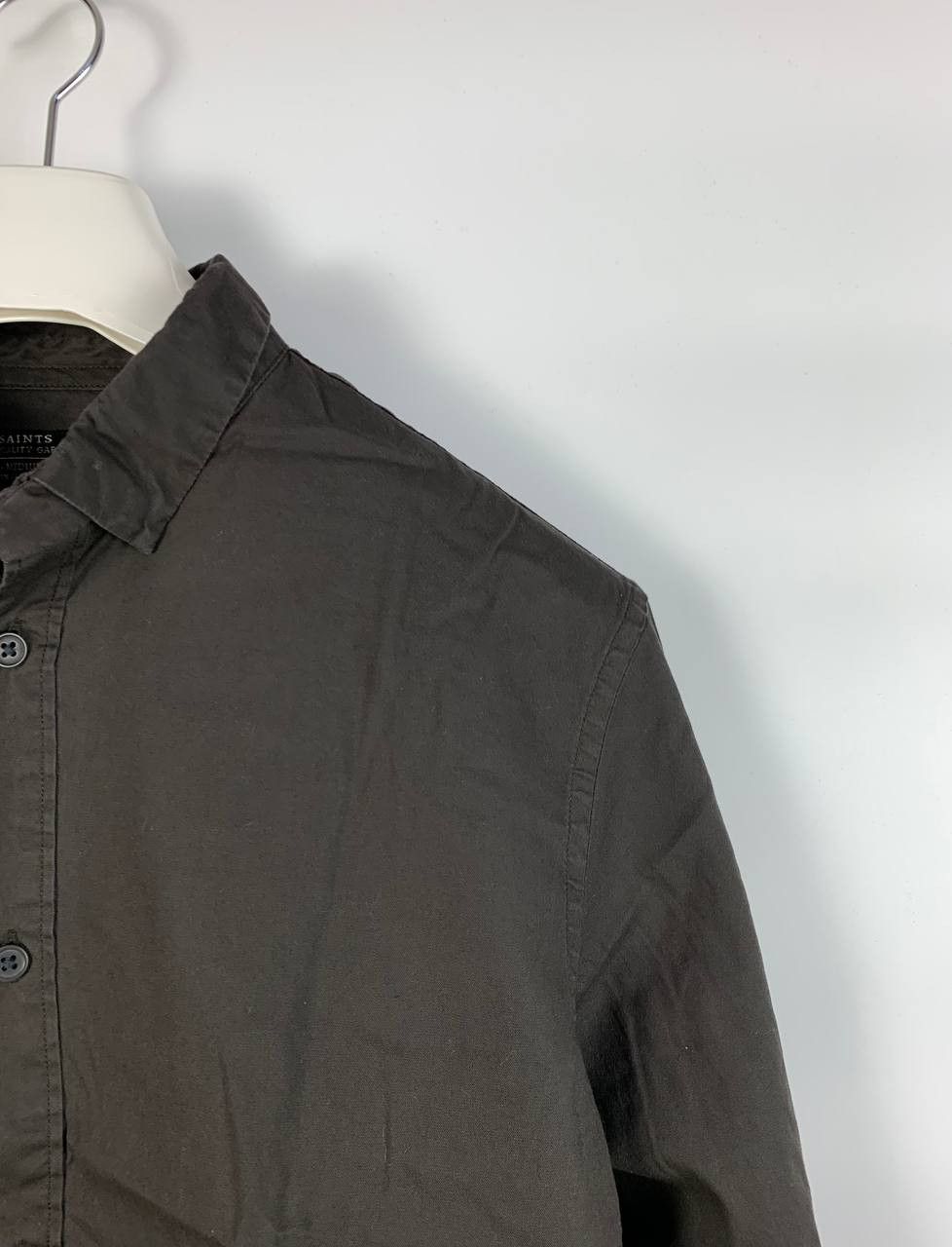 Allsaints Allsaints shirt button ups dark grey M Size US M / EU 48-50 / 2 - 4 Thumbnail