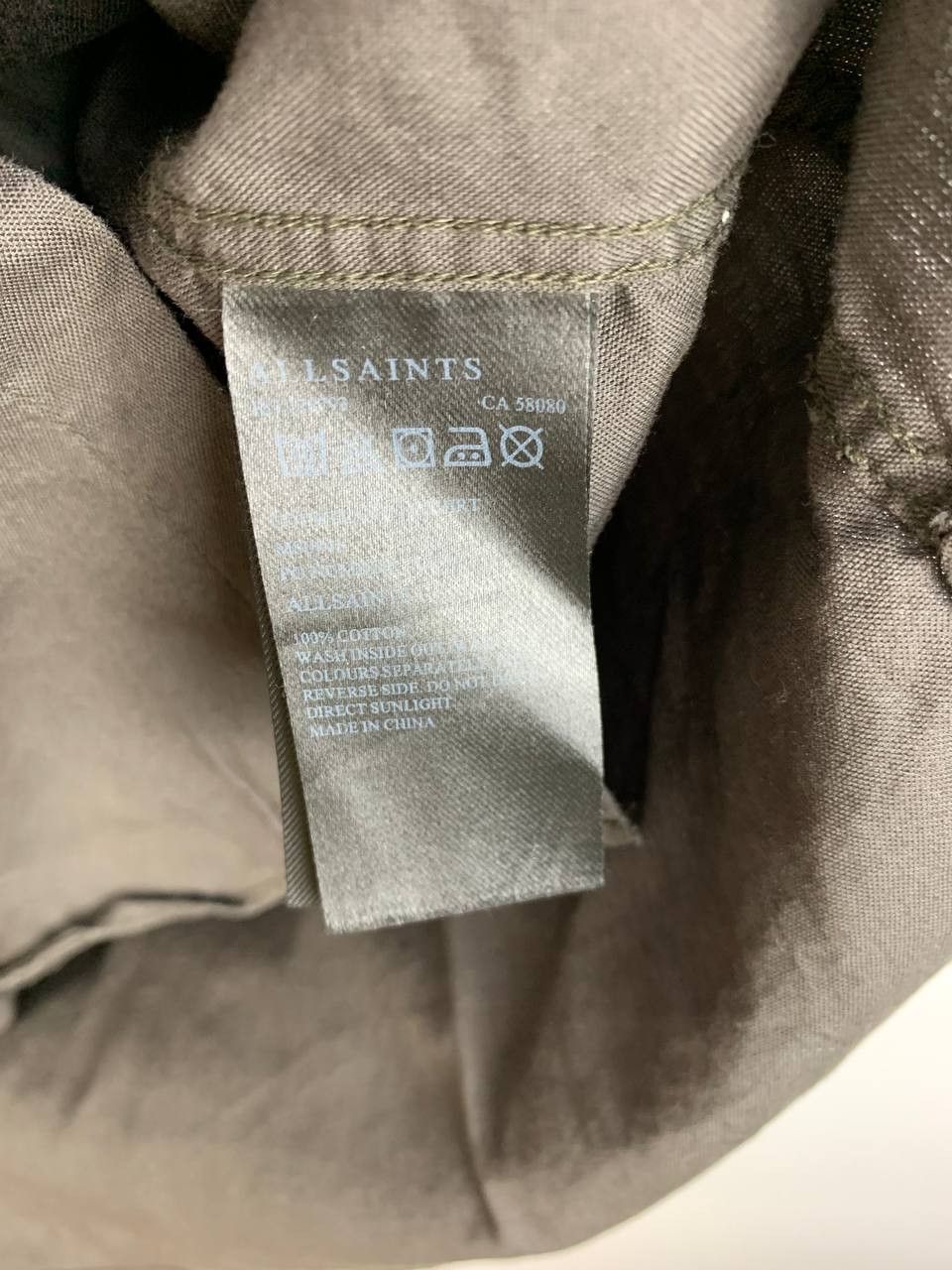 Allsaints Allsaints shirt button ups dark grey M Size US M / EU 48-50 / 2 - 7 Thumbnail