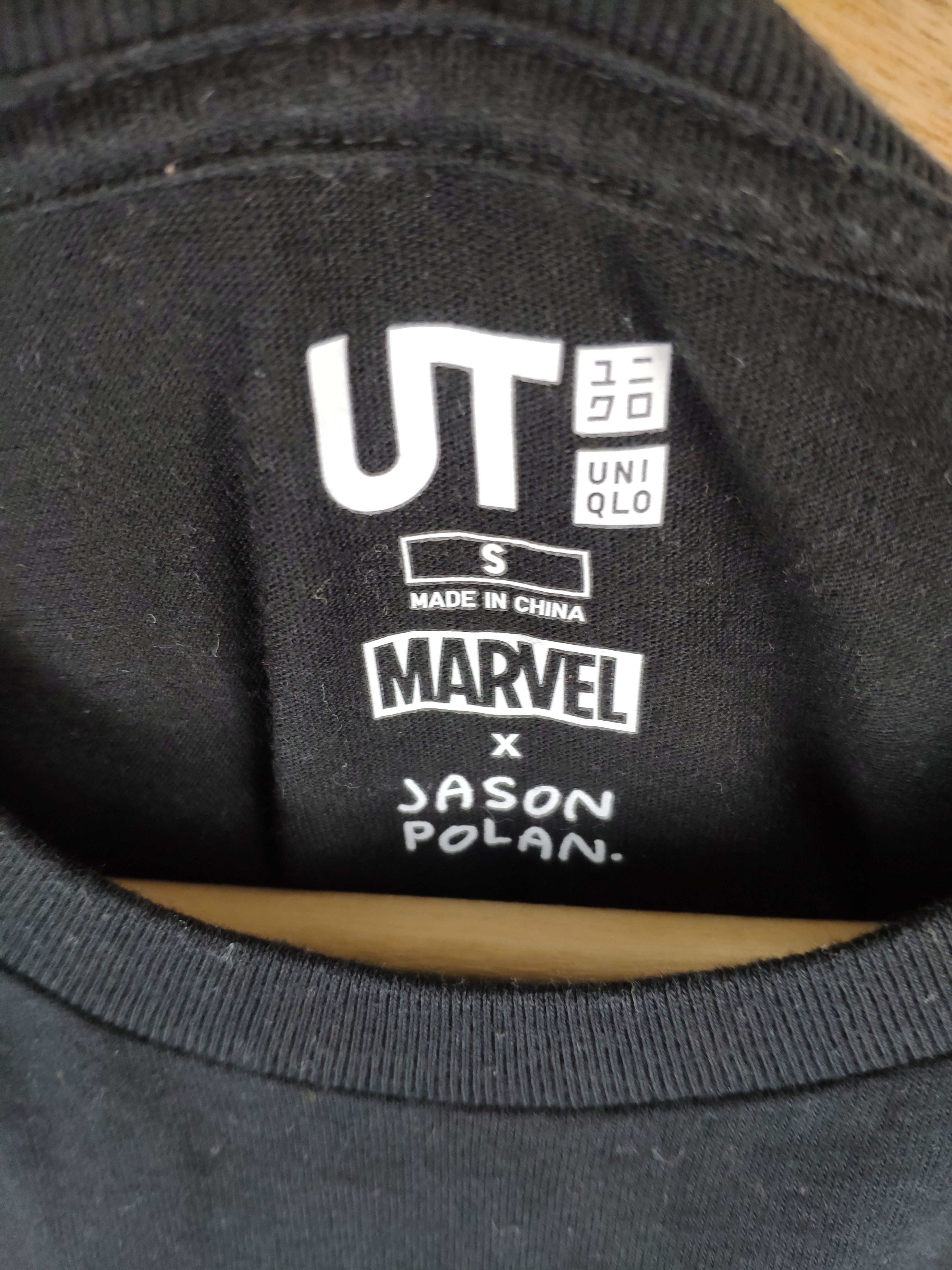 Japanese Brand × Marvel Comics Uniqlo Shirt x Jason Polan Marvel Black Panther Tee Size US S / EU 44-46 / 1 - 2 Thumbnail