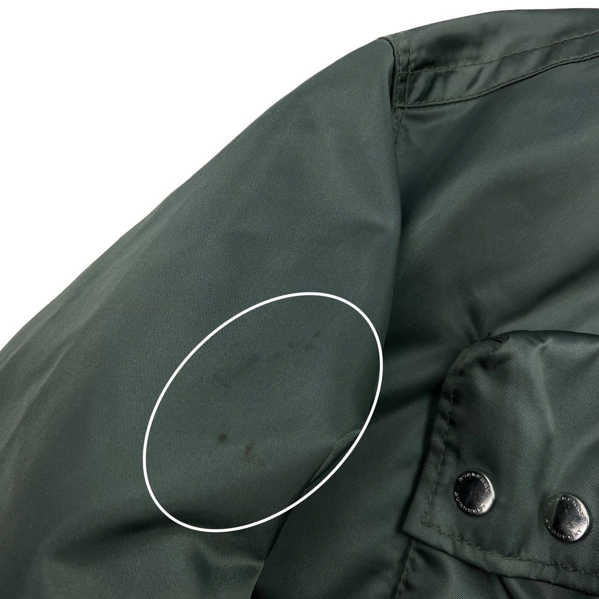 Burberry Burberry Green Utility Bomber Jacket Size US S / EU 44-46 / 1 - 6 Thumbnail