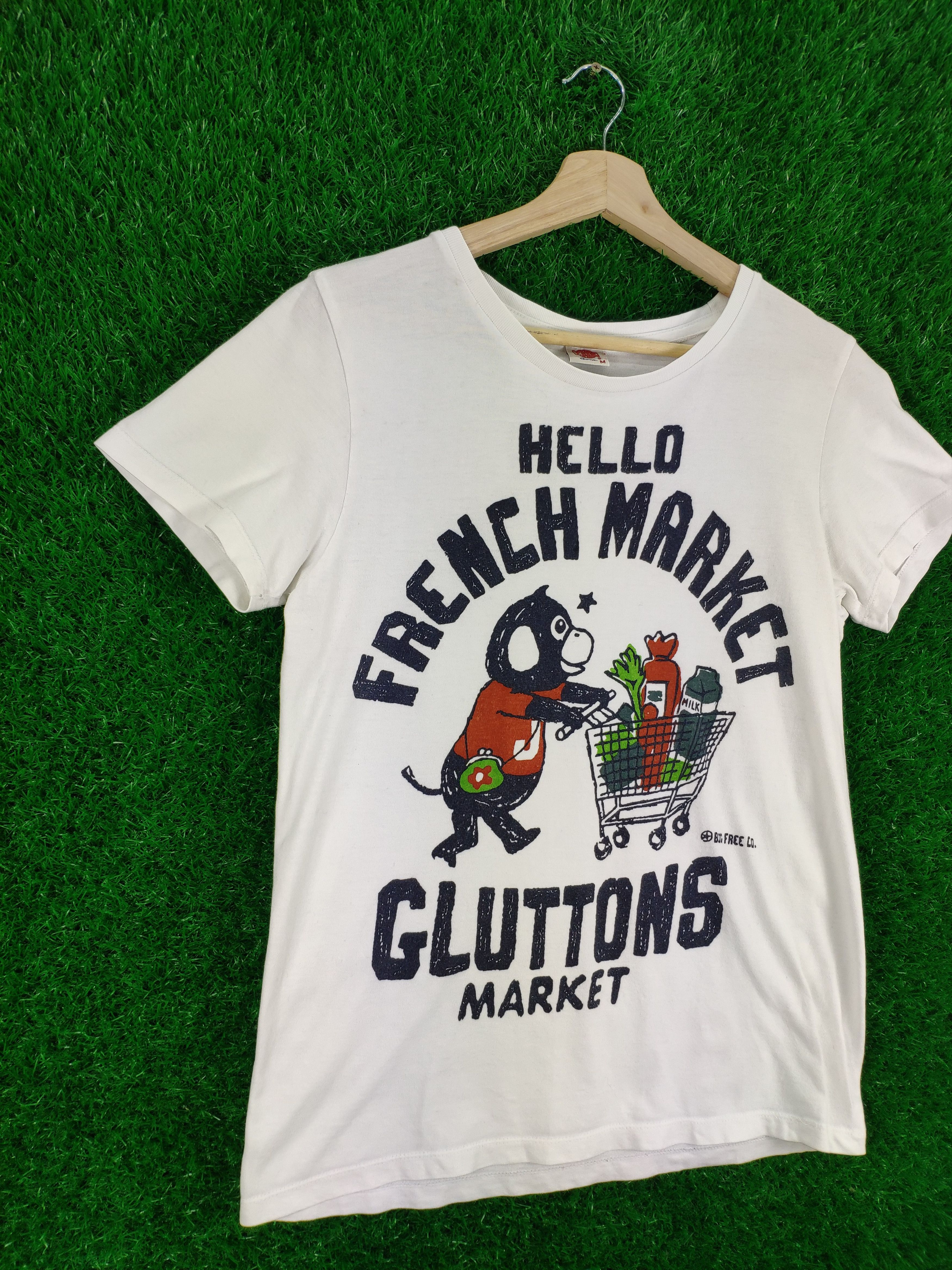 Vintage Vintage Hello French Market Gluttons Market Shirt Size S / US 4 / IT 40 - 6 Thumbnail
