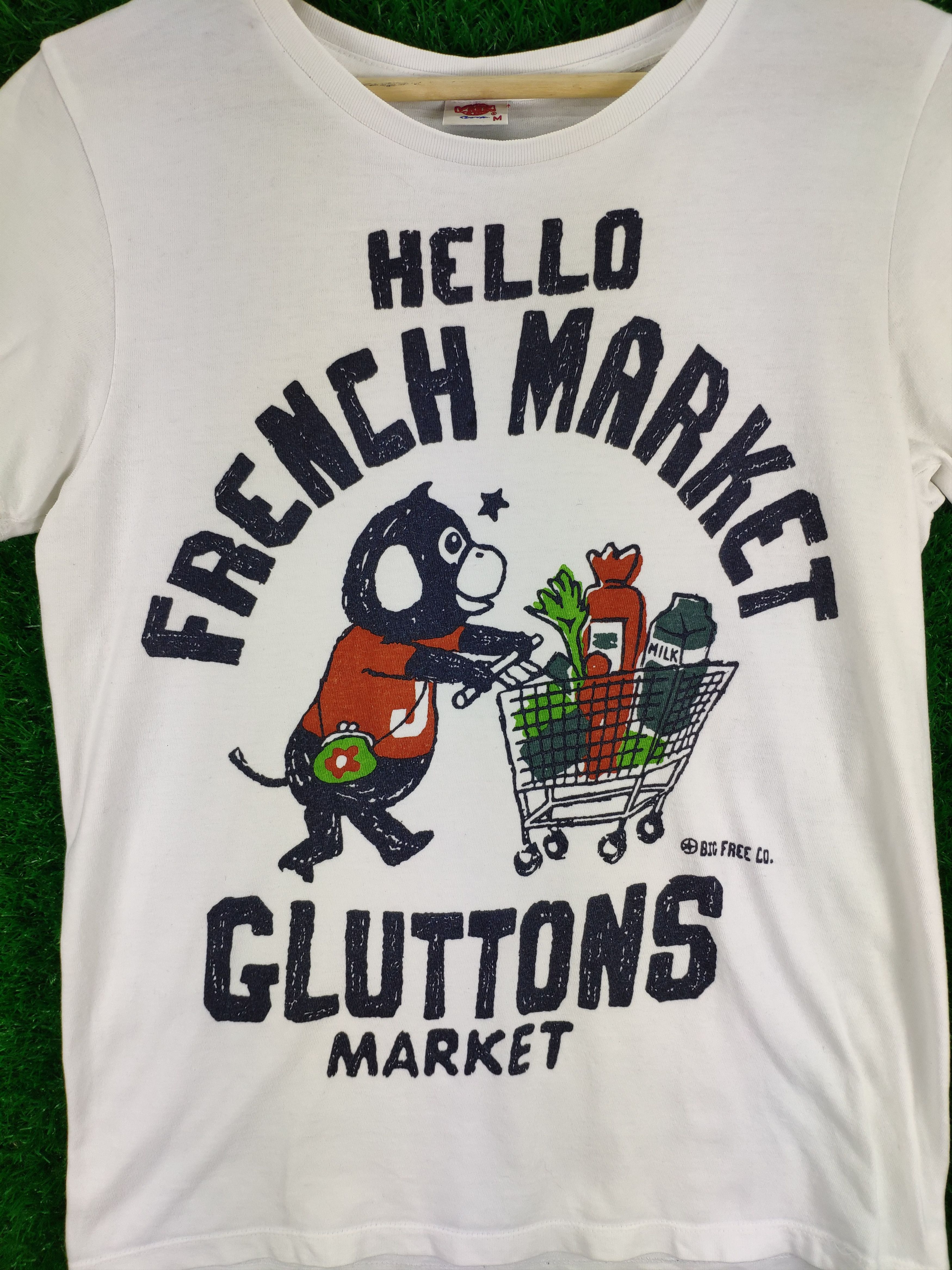 Vintage Vintage Hello French Market Gluttons Market Shirt Size S / US 4 / IT 40 - 9 Thumbnail