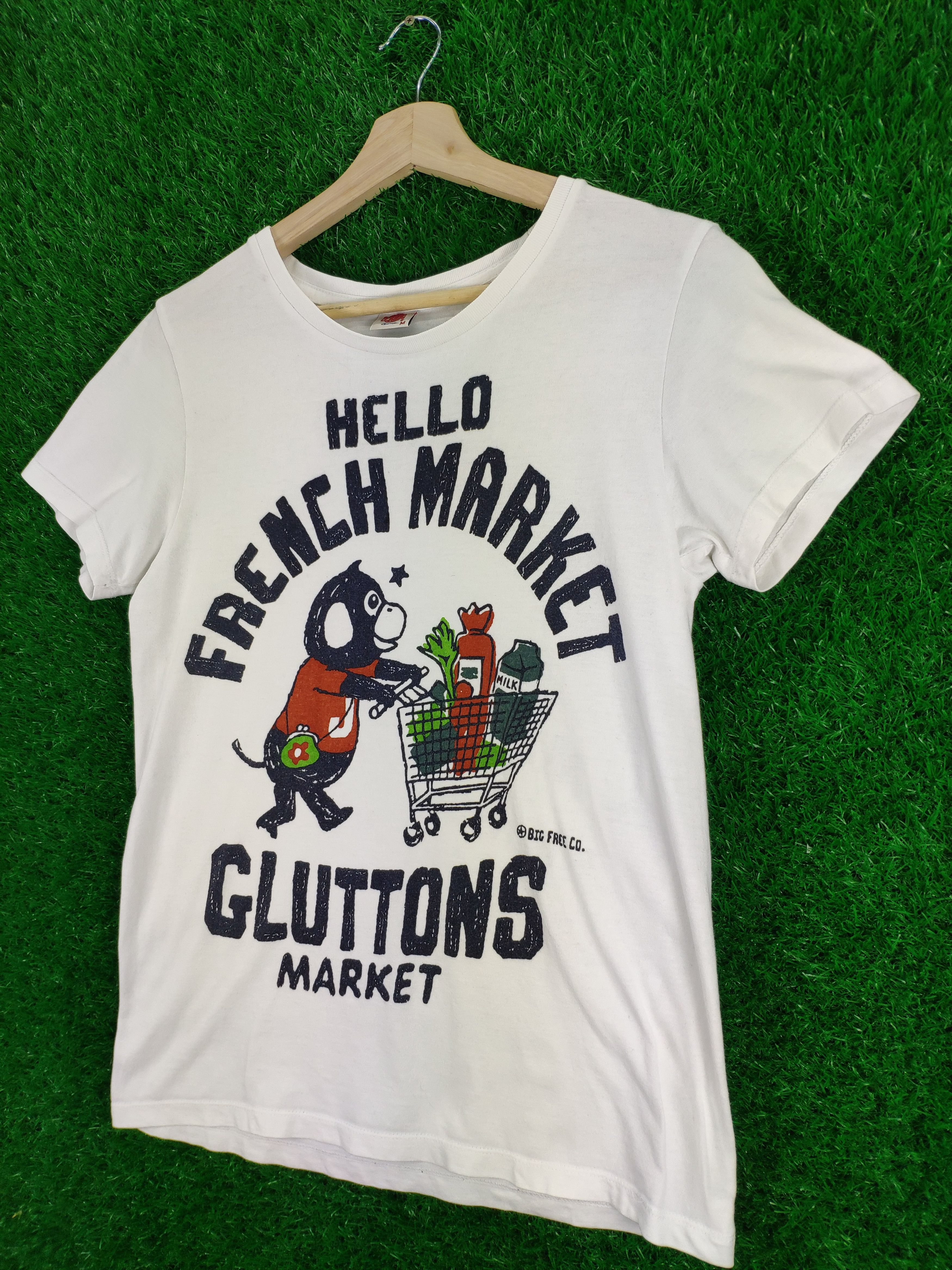 Vintage Vintage Hello French Market Gluttons Market Shirt Size S / US 4 / IT 40 - 5 Thumbnail