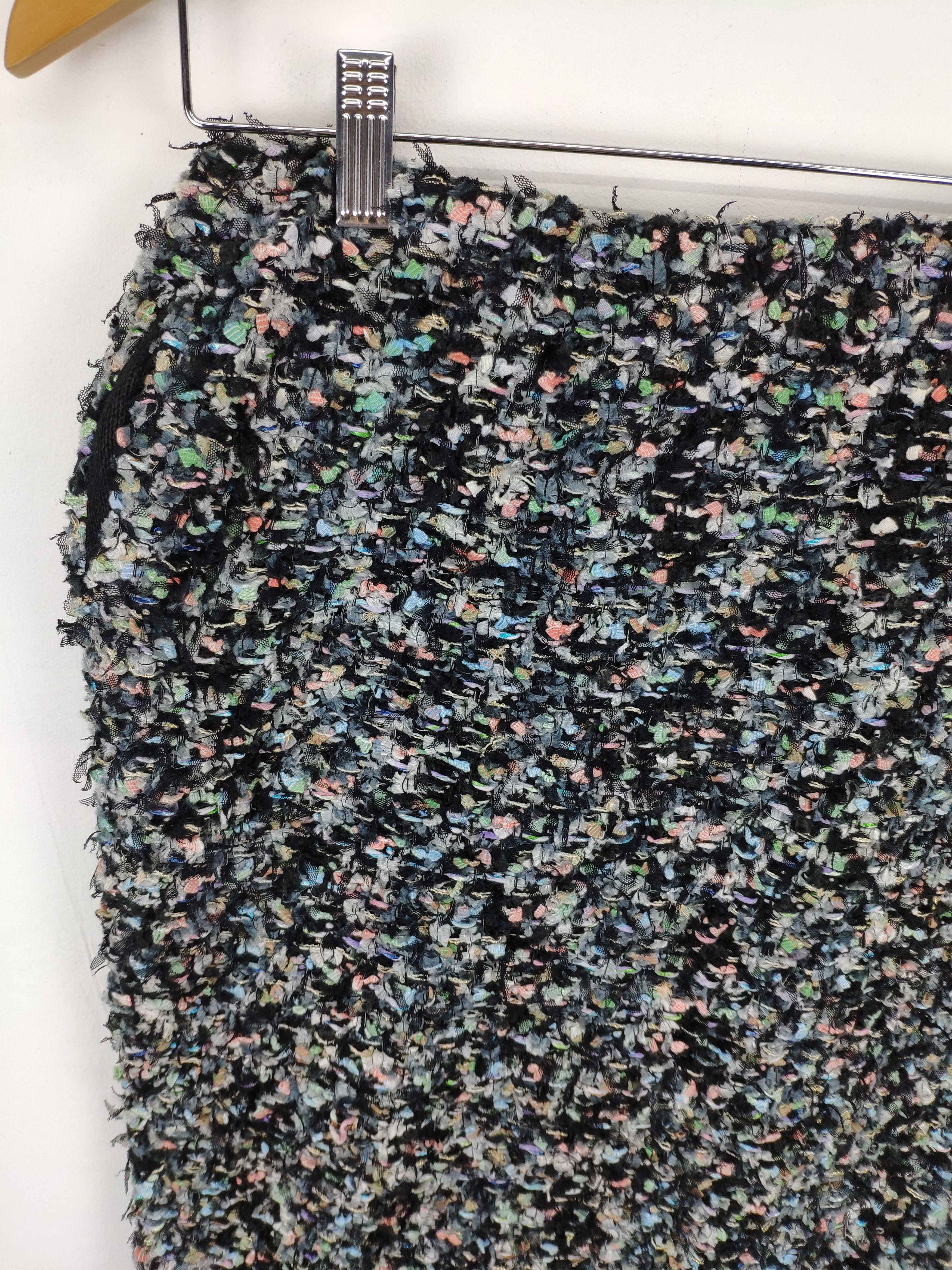 Designer × Japanese Brand Vintage Mini Skirt Wool Knit by Coohem Size 26" / US 2 / IT 38 - 6 Thumbnail