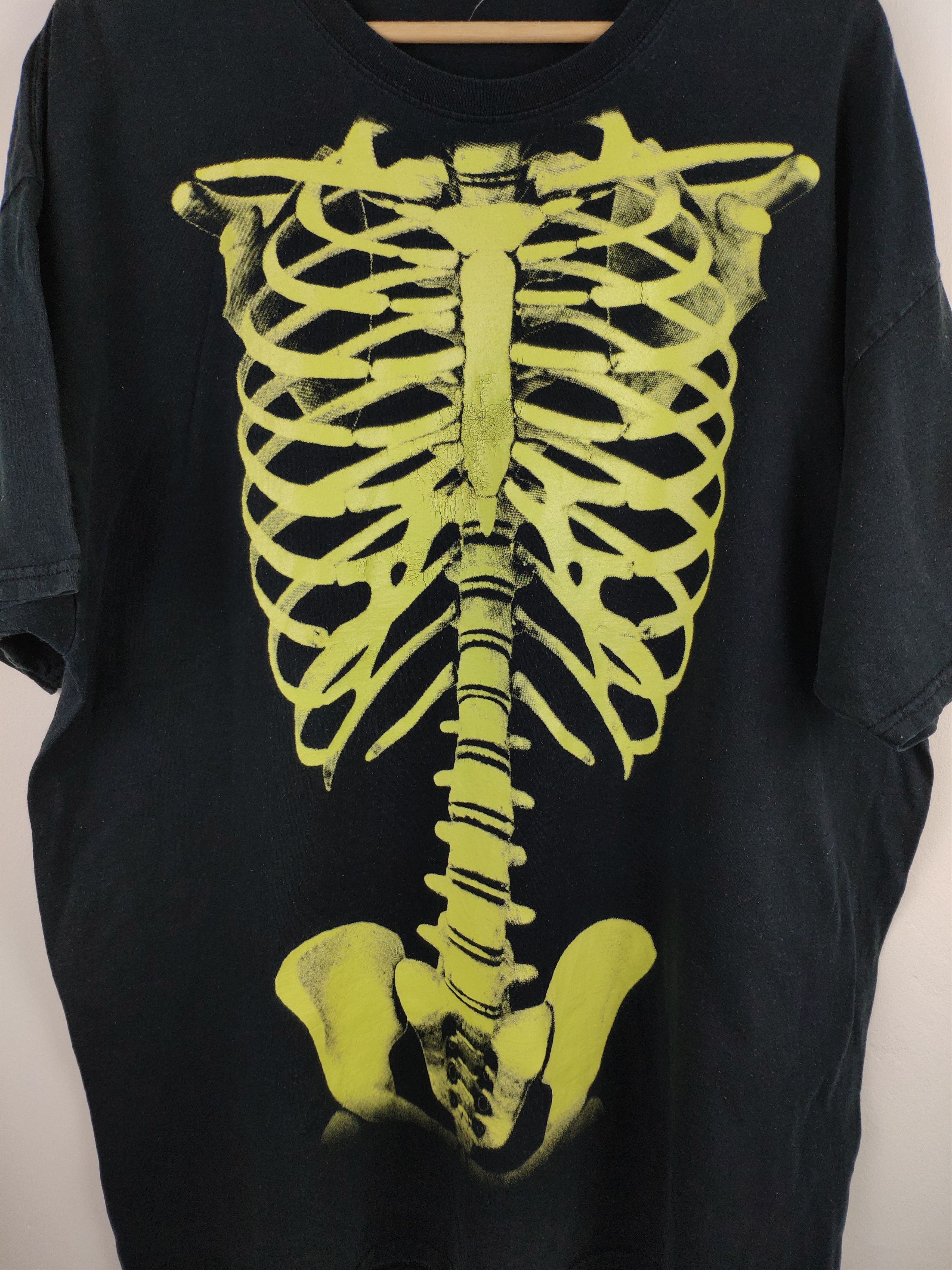 Japanese Brand Vintage Skeleton Shirt Kapital Bone Style Glow In The Dark Size US XL / EU 56 / 4 - 2 Thumbnail