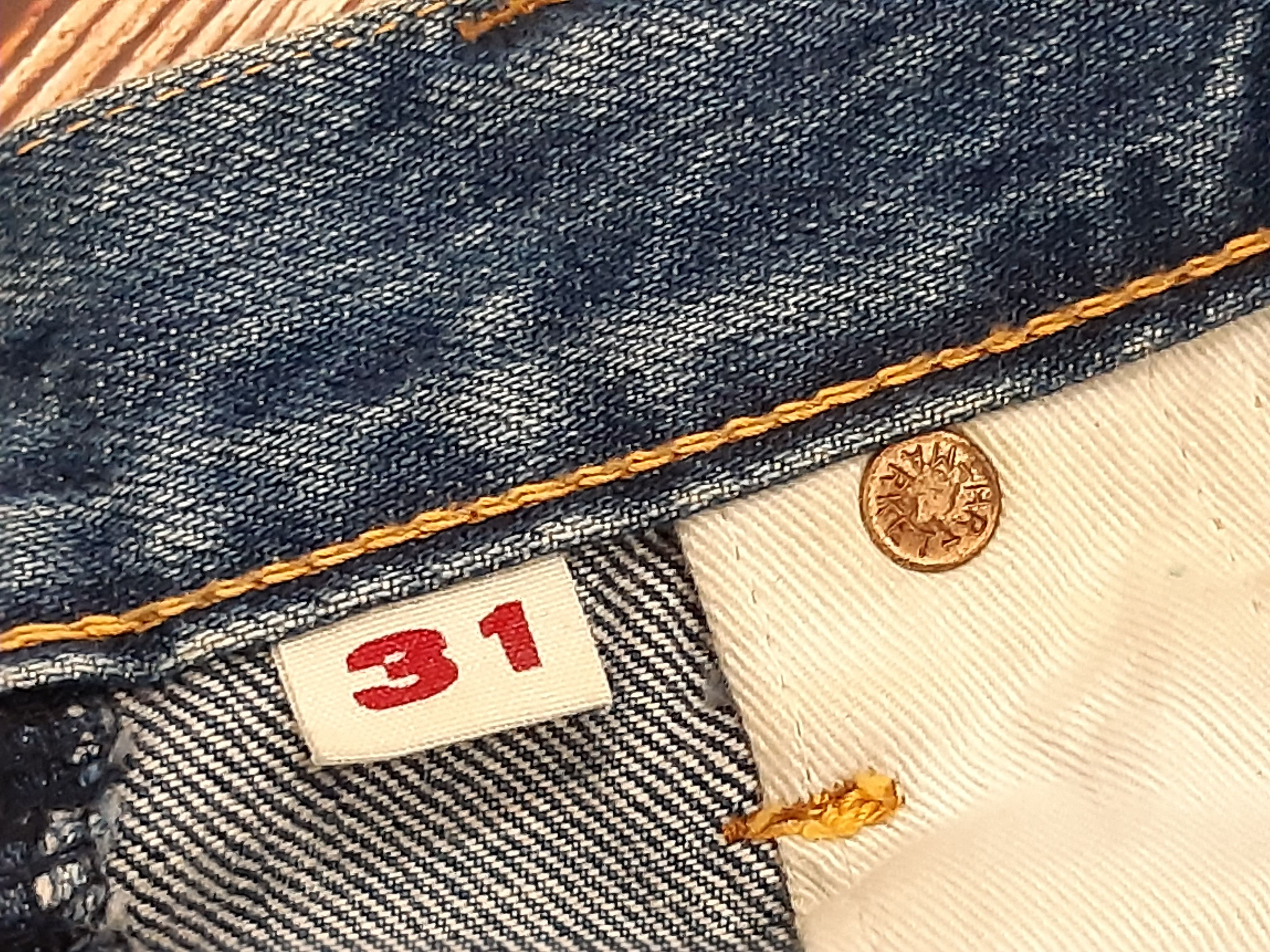Japanese Brand × Vintage Blue Blue Japan Jeans Patchworks Vintage Size US 31 - 10 Thumbnail