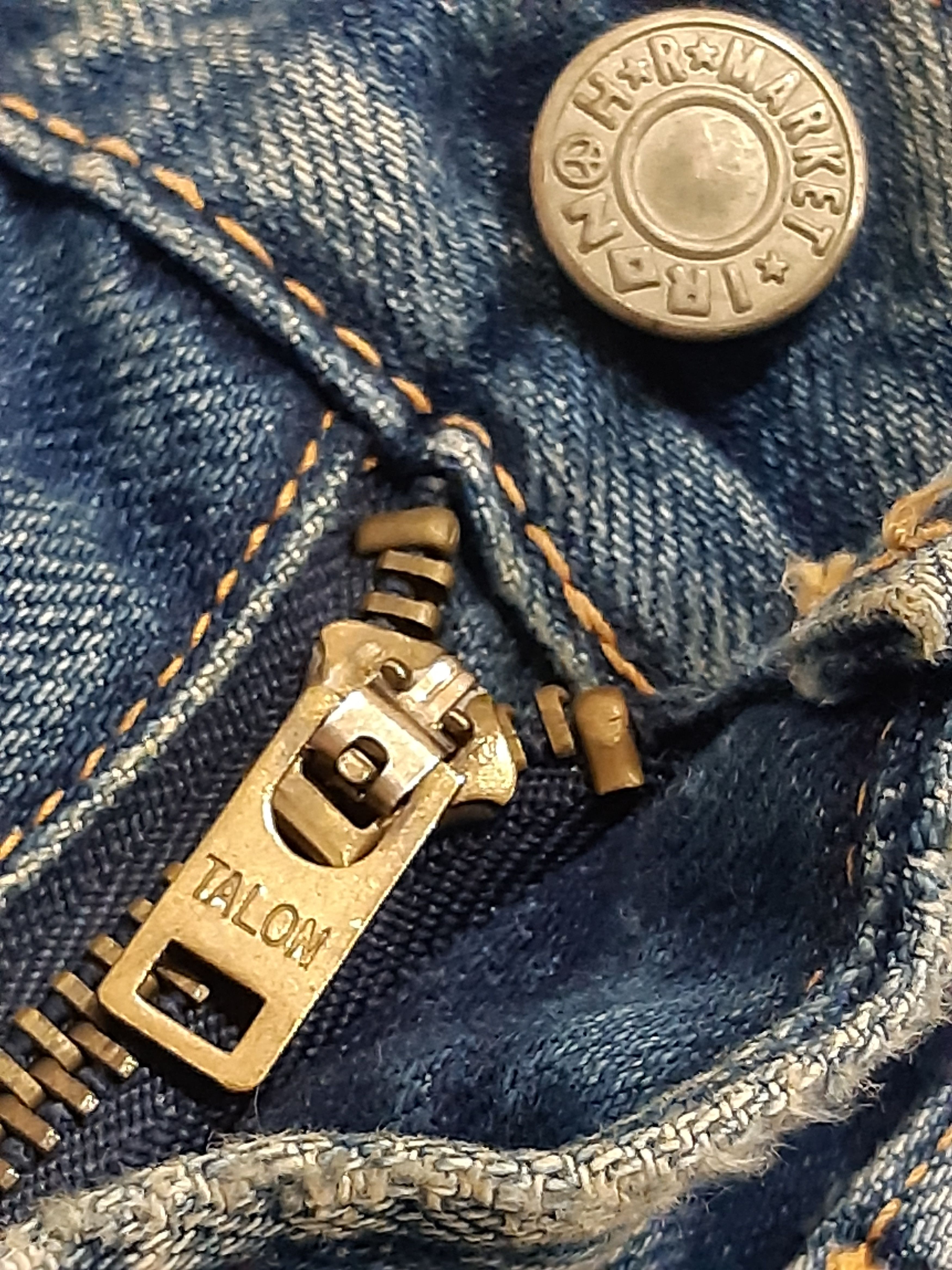 Japanese Brand × Vintage Blue Blue Japan Jeans Patchworks Vintage Size US 31 - 7 Thumbnail