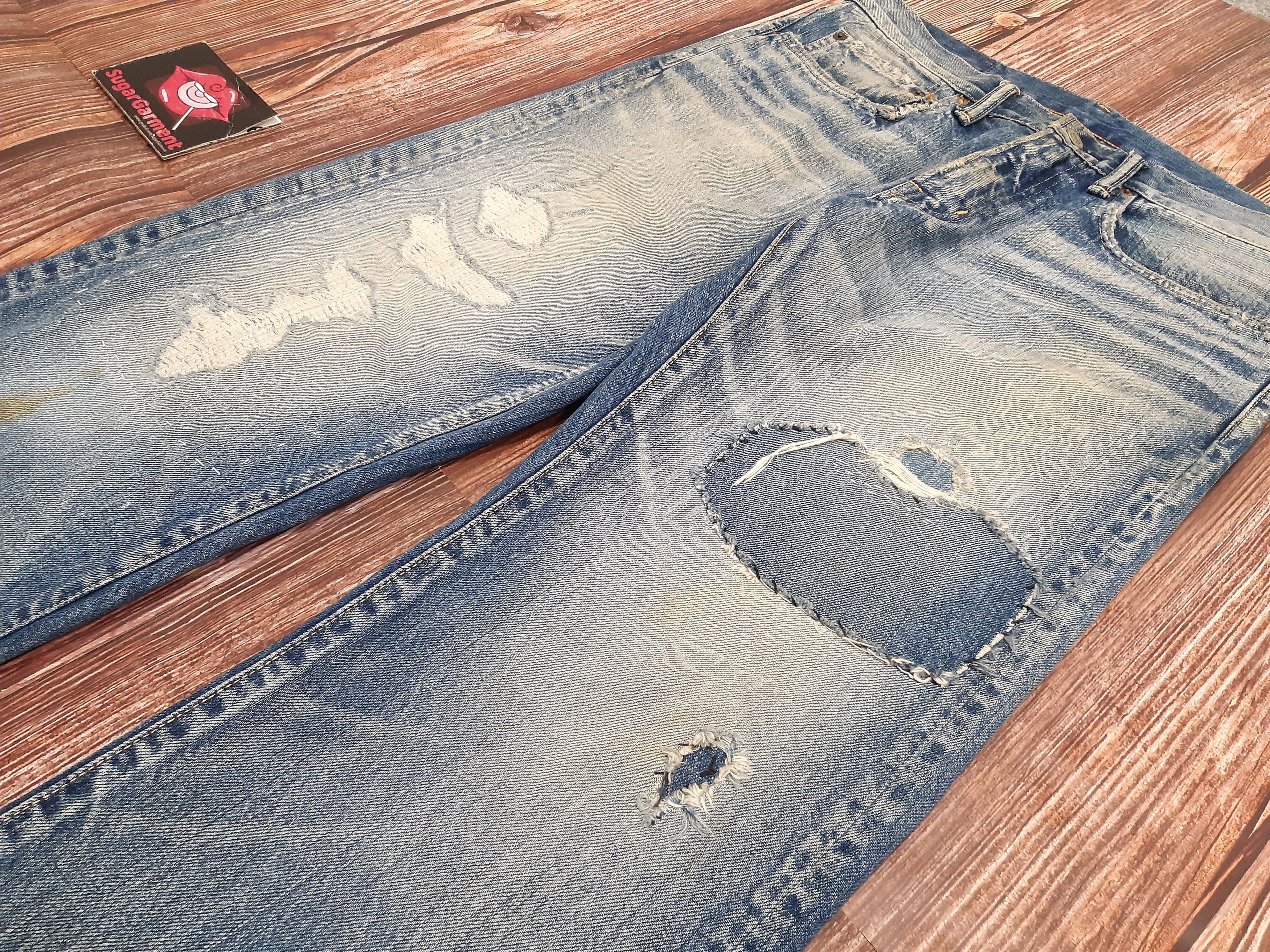 Japanese Brand × Vintage Blue Blue Japan Jeans Patchworks Vintage Size US 31 - 2 Thumbnail