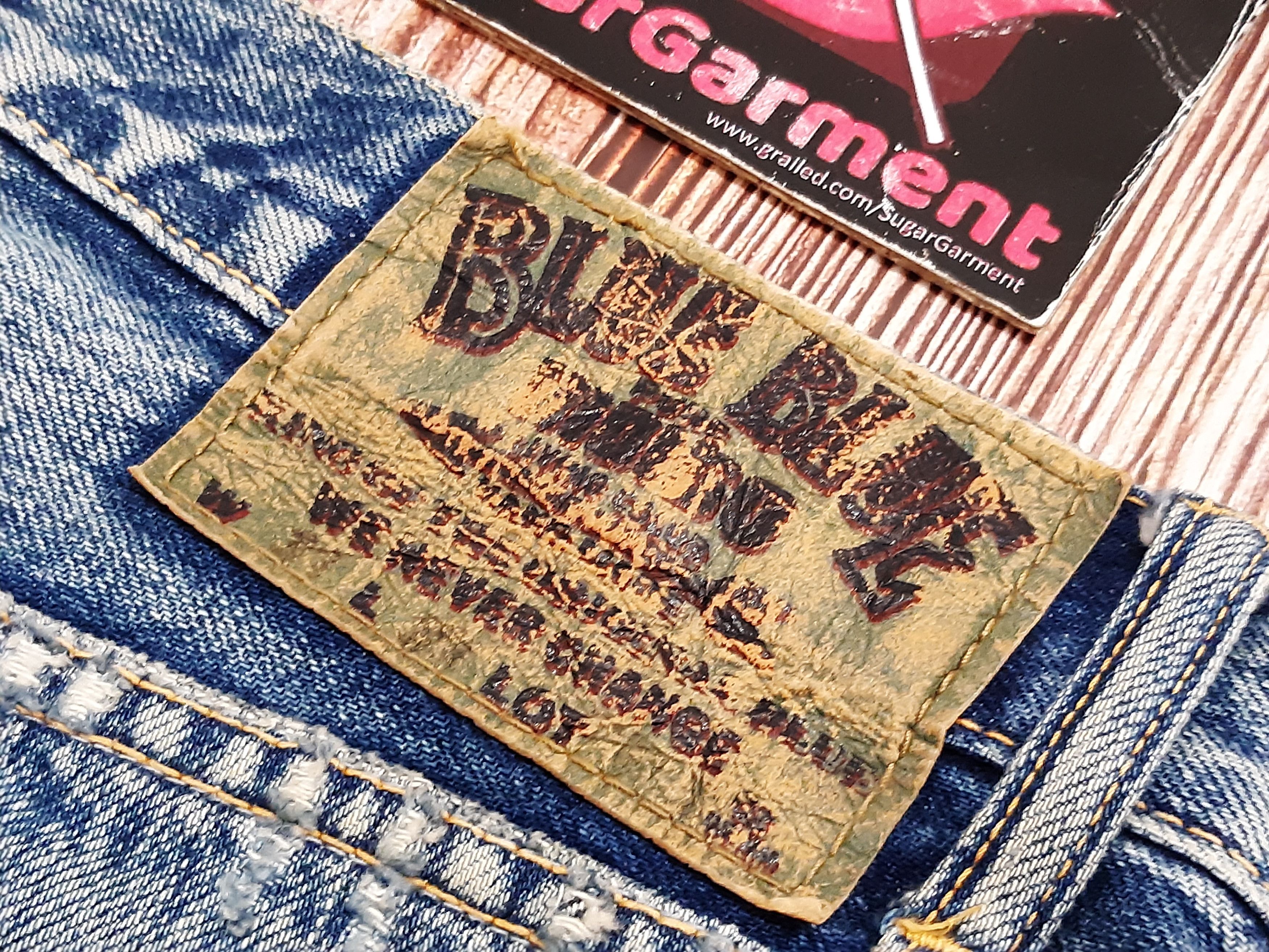 Japanese Brand × Vintage Blue Blue Japan Jeans Patchworks Vintage Size US 31 - 16 Thumbnail