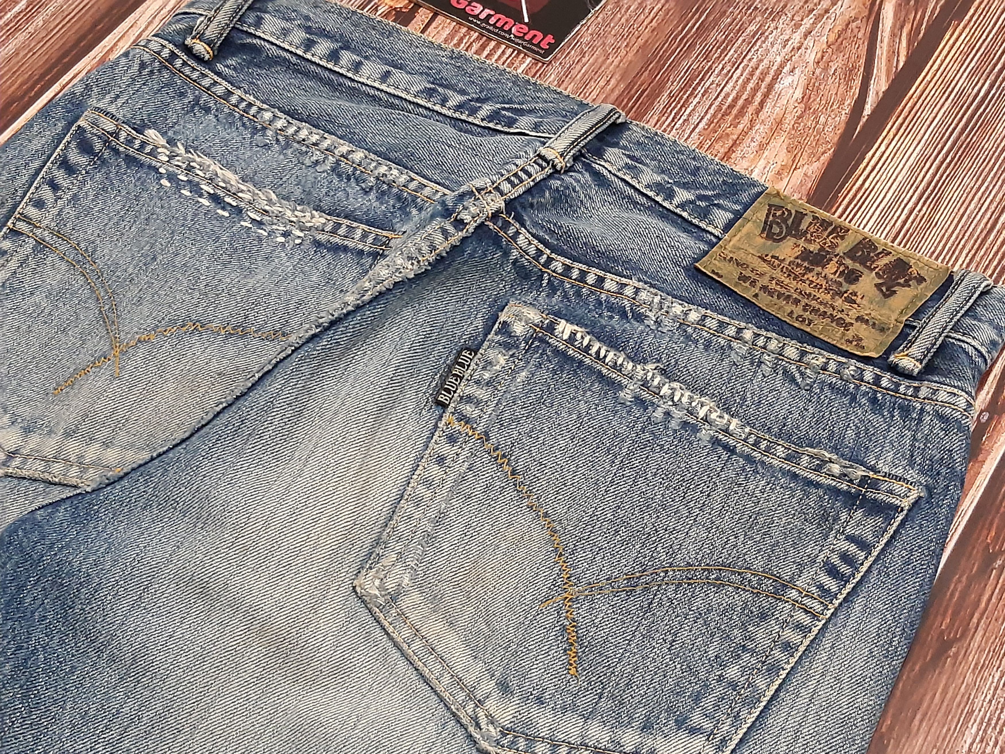 Japanese Brand × Vintage Blue Blue Japan Jeans Patchworks Vintage Size US 31 - 13 Thumbnail