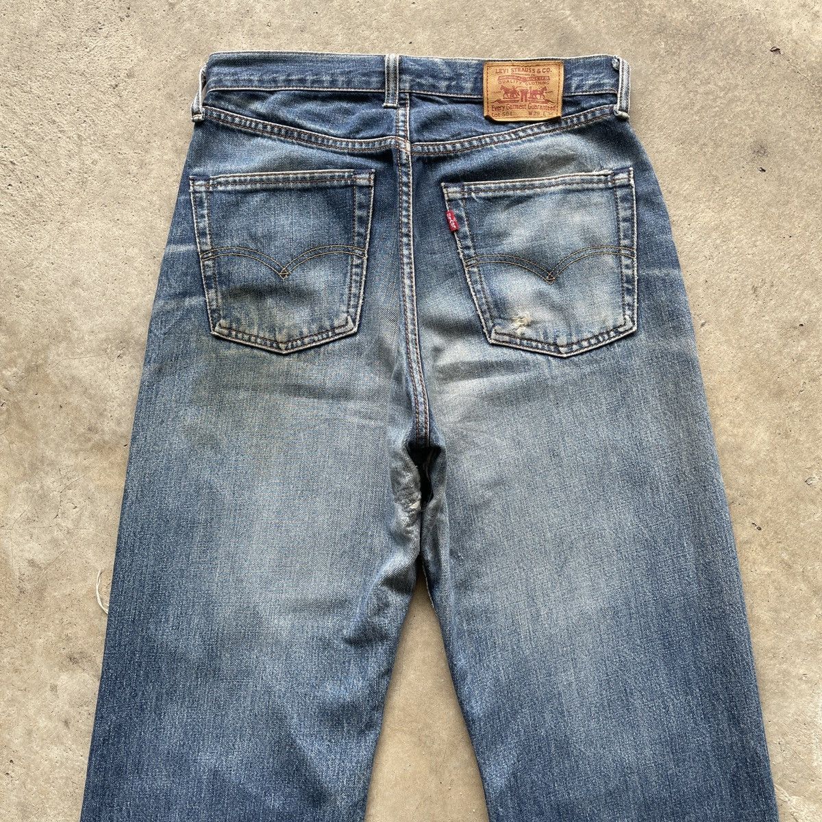 Levi's Vintage Levi’s 504 Faded Distressed Denim Jeans Pants W29 Size US 29 - 9 Thumbnail