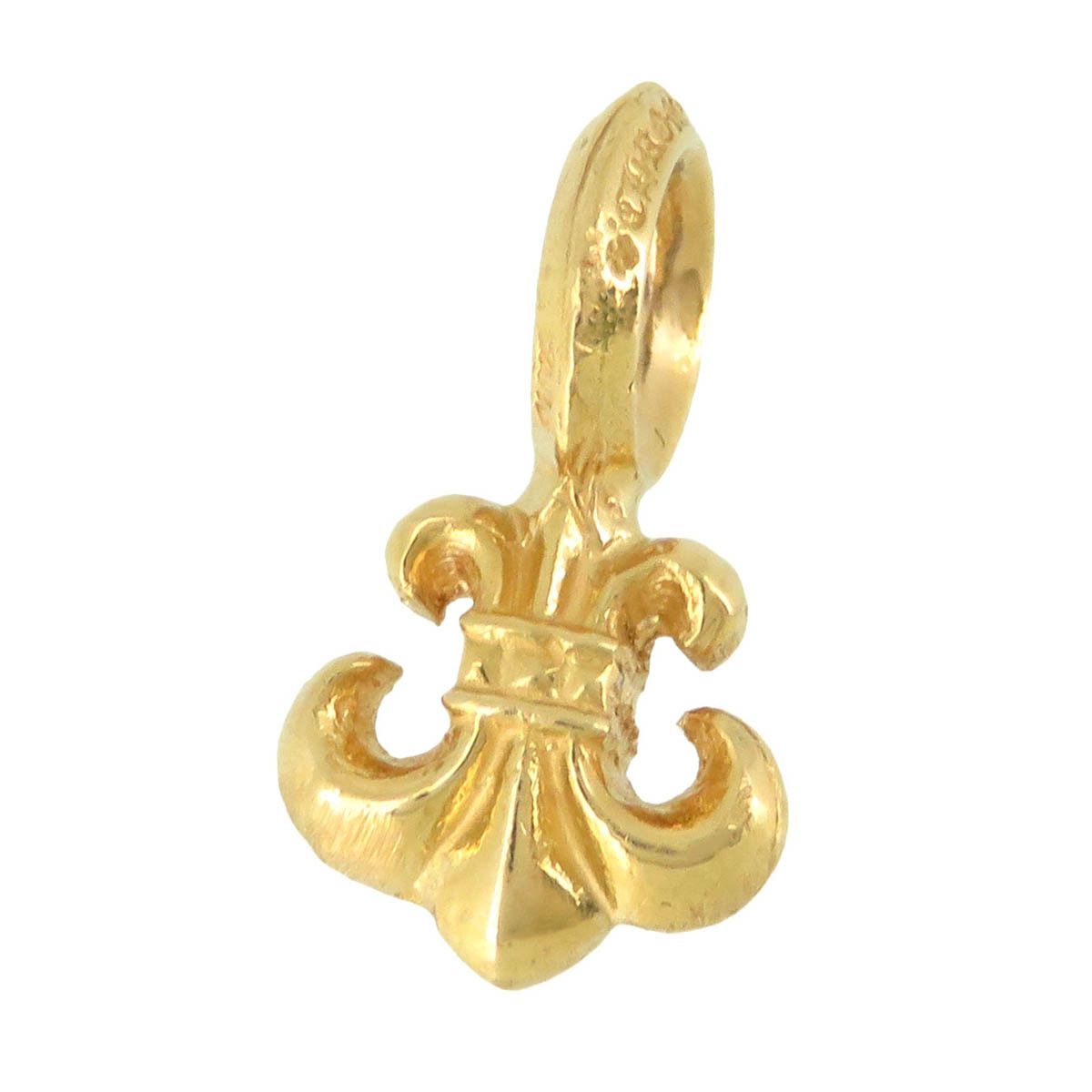 image of Chrome Hearts Bs Flare Stack Charm in Yellow Gold, Men's