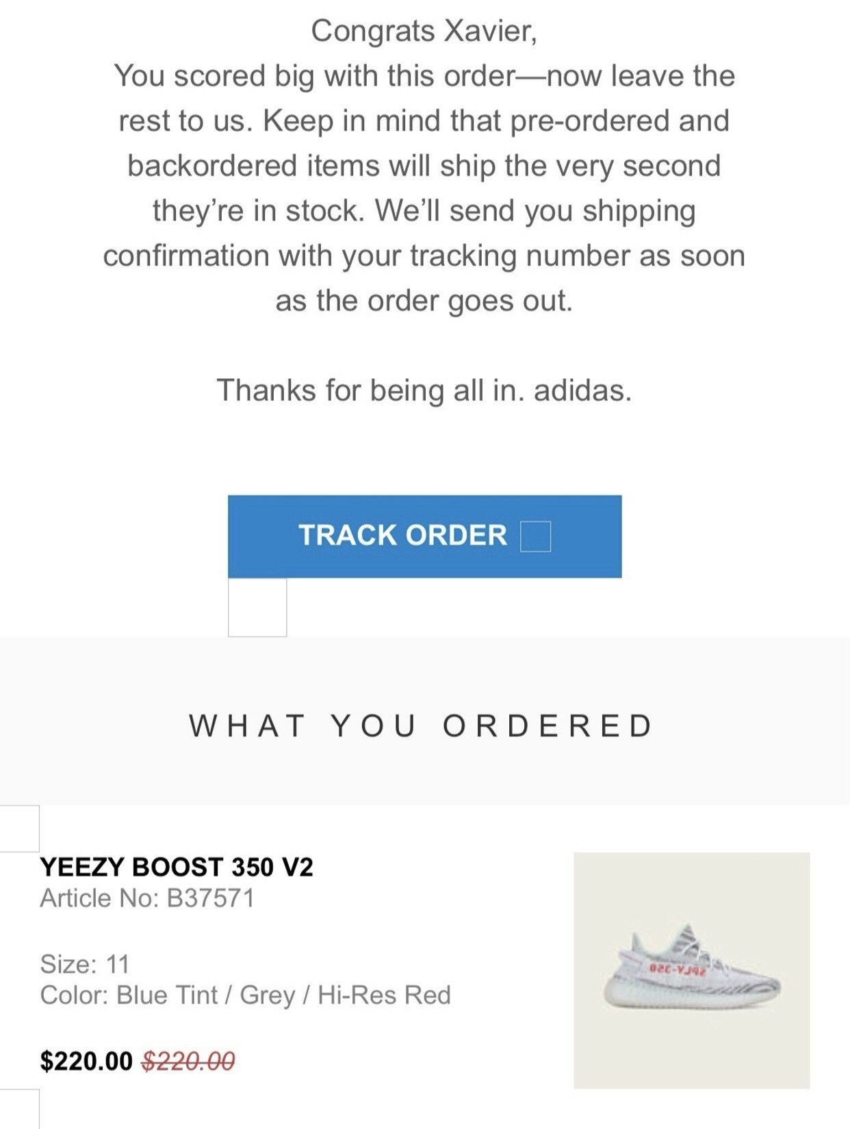 Adidas × Kanye West Yeezy Boost 350 V2 Blue Tint 2017 Size US 11 / EU 44 - 11 Thumbnail