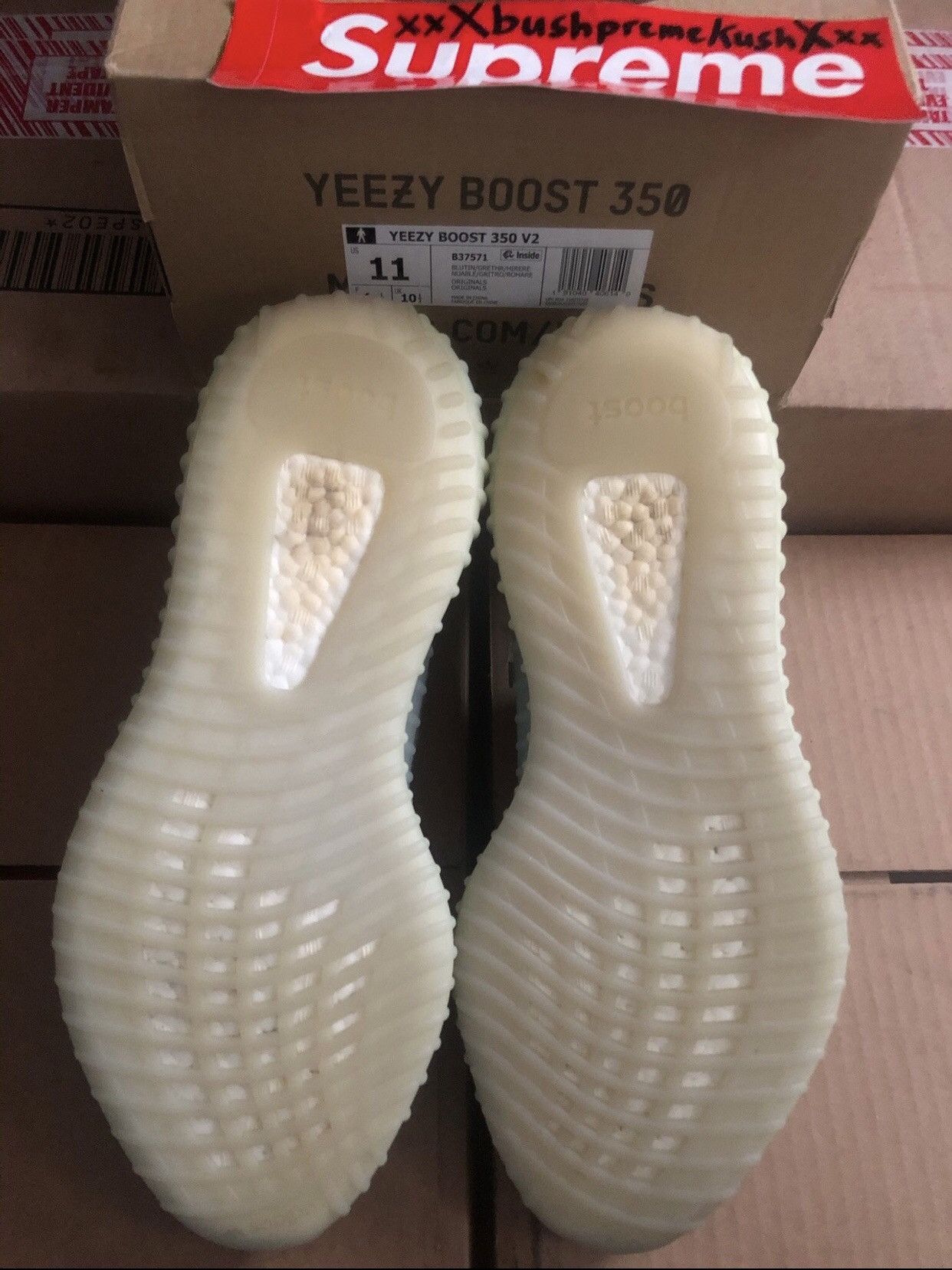 Adidas × Kanye West Yeezy Boost 350 V2 Blue Tint 2017 Size US 11 / EU 44 - 7 Thumbnail