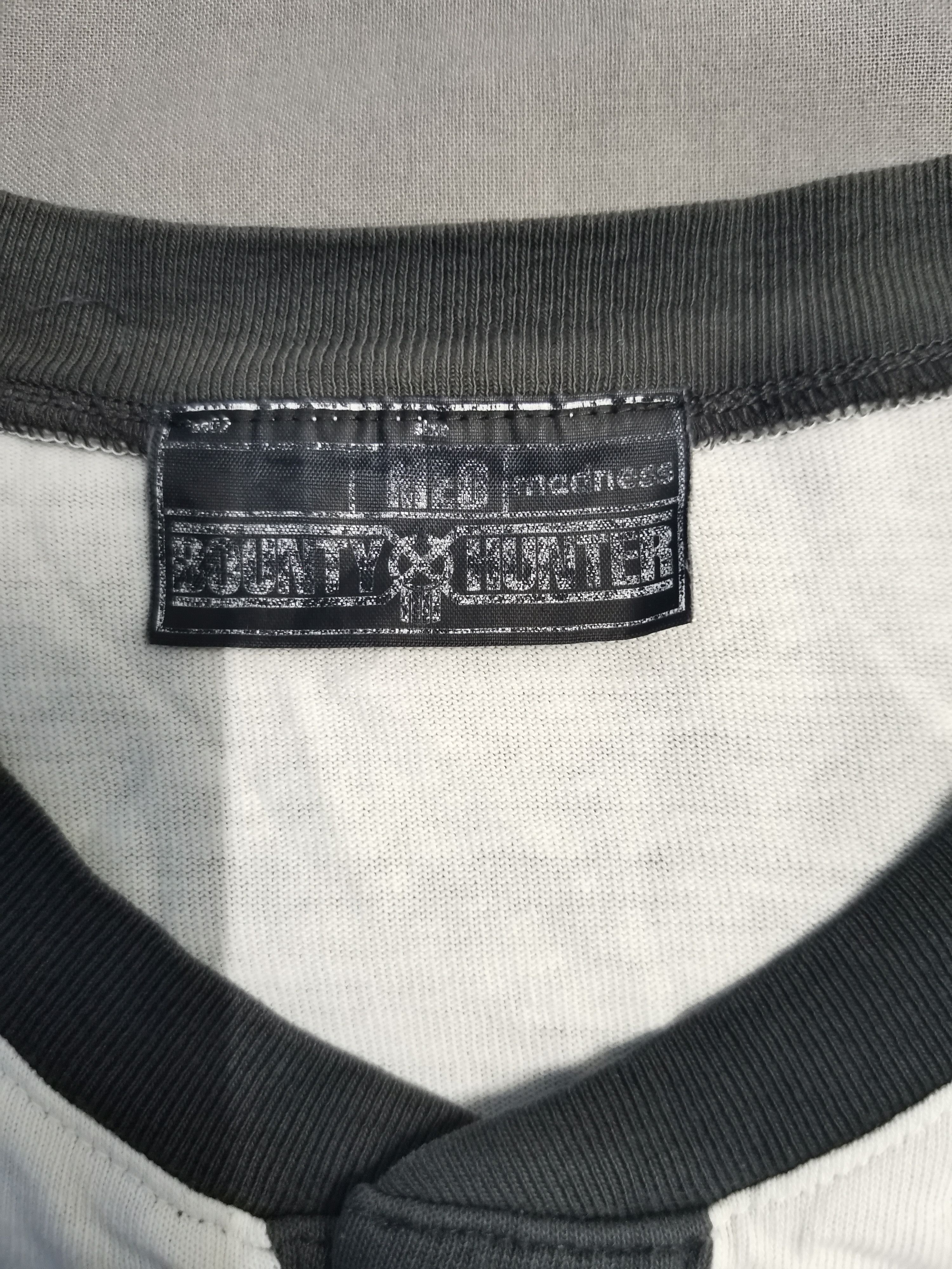 Bounty Hunter Vintage Bounty Hunter Big Skull Ringer Tee Japan Designer Size US M / EU 48-50 / 2 - 4 Thumbnail