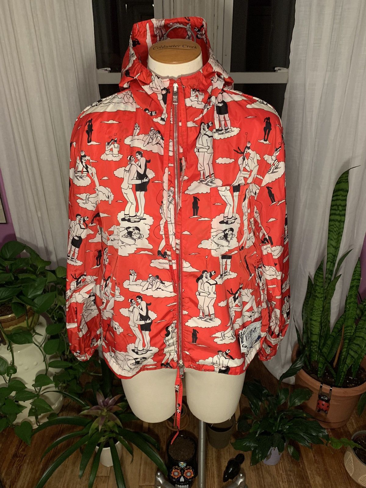 Prada Rare Prada SS16 Red Sailor Kissing Jacket Size XS Oversized Size S / US 4 / IT 40 - 1 Thumbnail