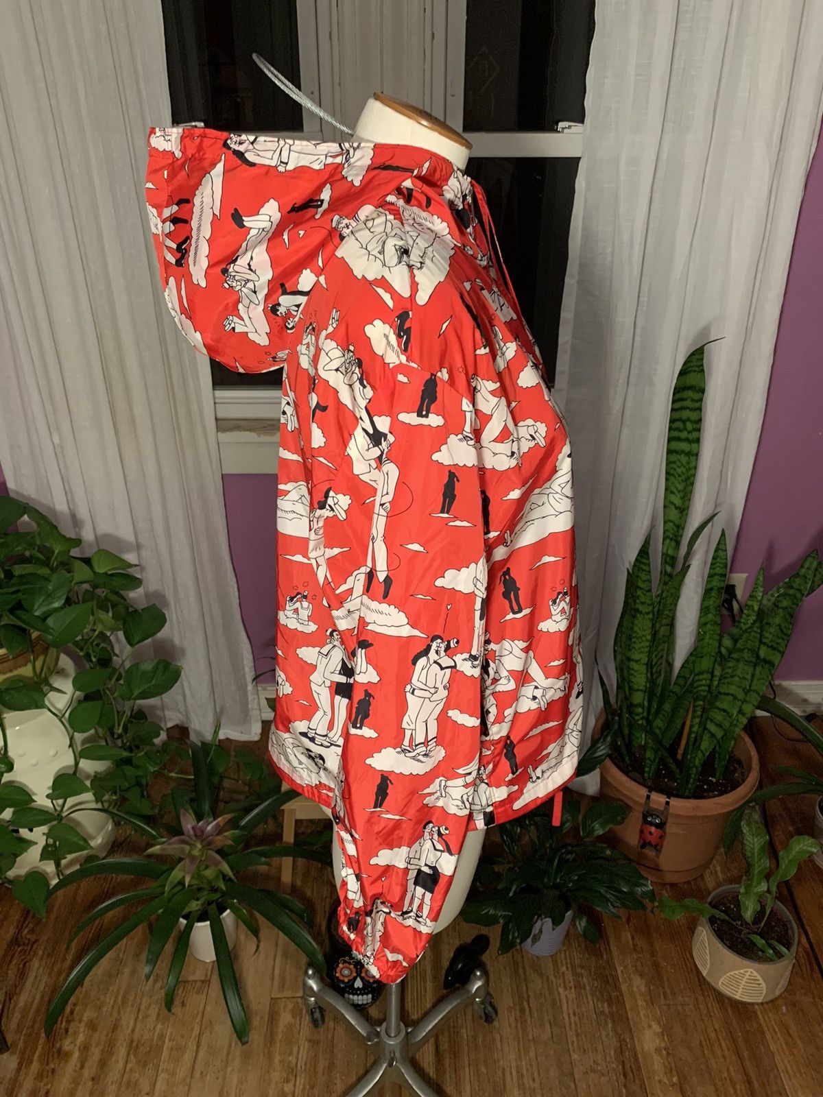 Prada Rare Prada SS16 Red Sailor Kissing Jacket Size XS Oversized Size S / US 4 / IT 40 - 5 Thumbnail