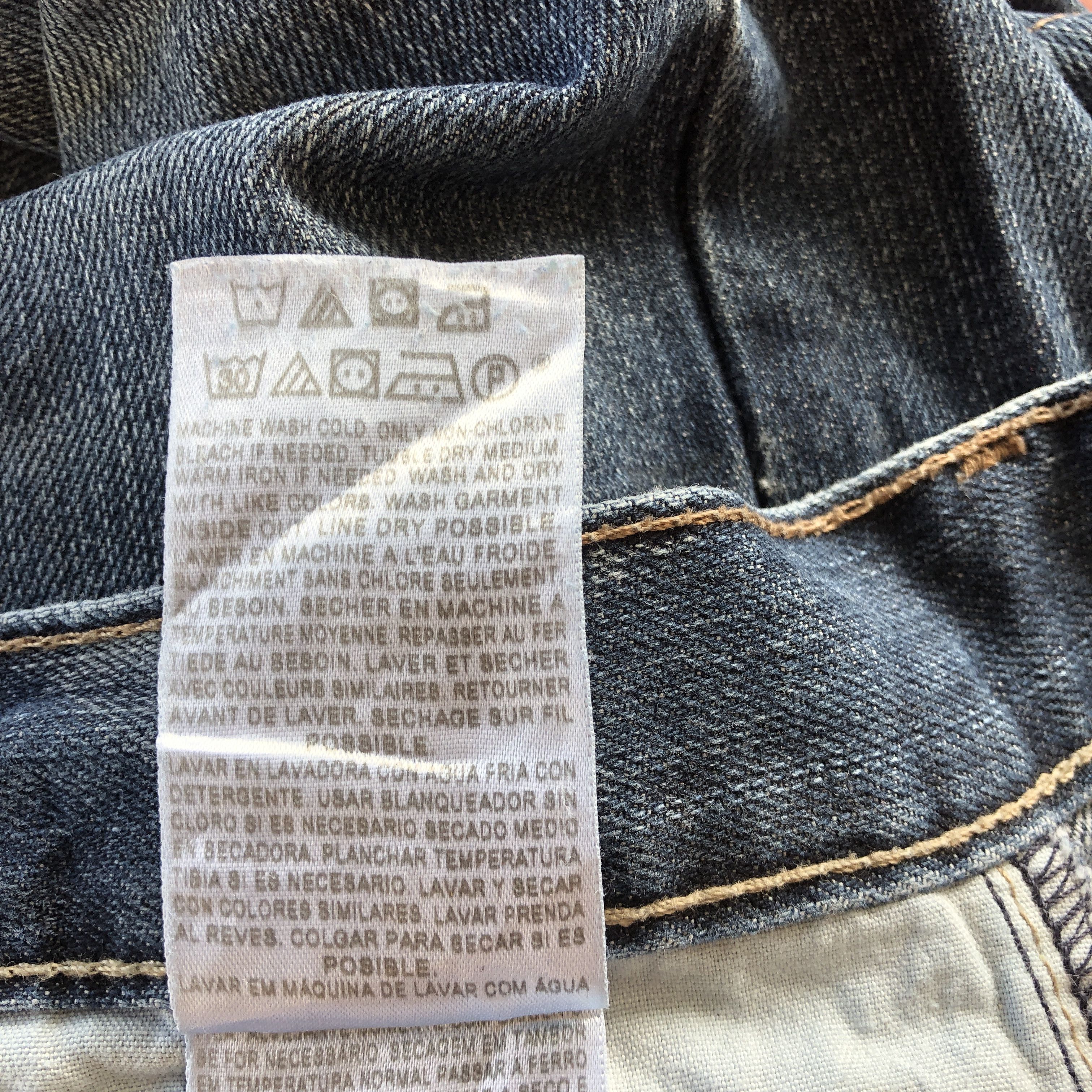 Levi's Vintage Levis 569 Jeans Levi's Dark Blue Ripped Denim Pants Size US 36 / EU 52 - 10 Thumbnail