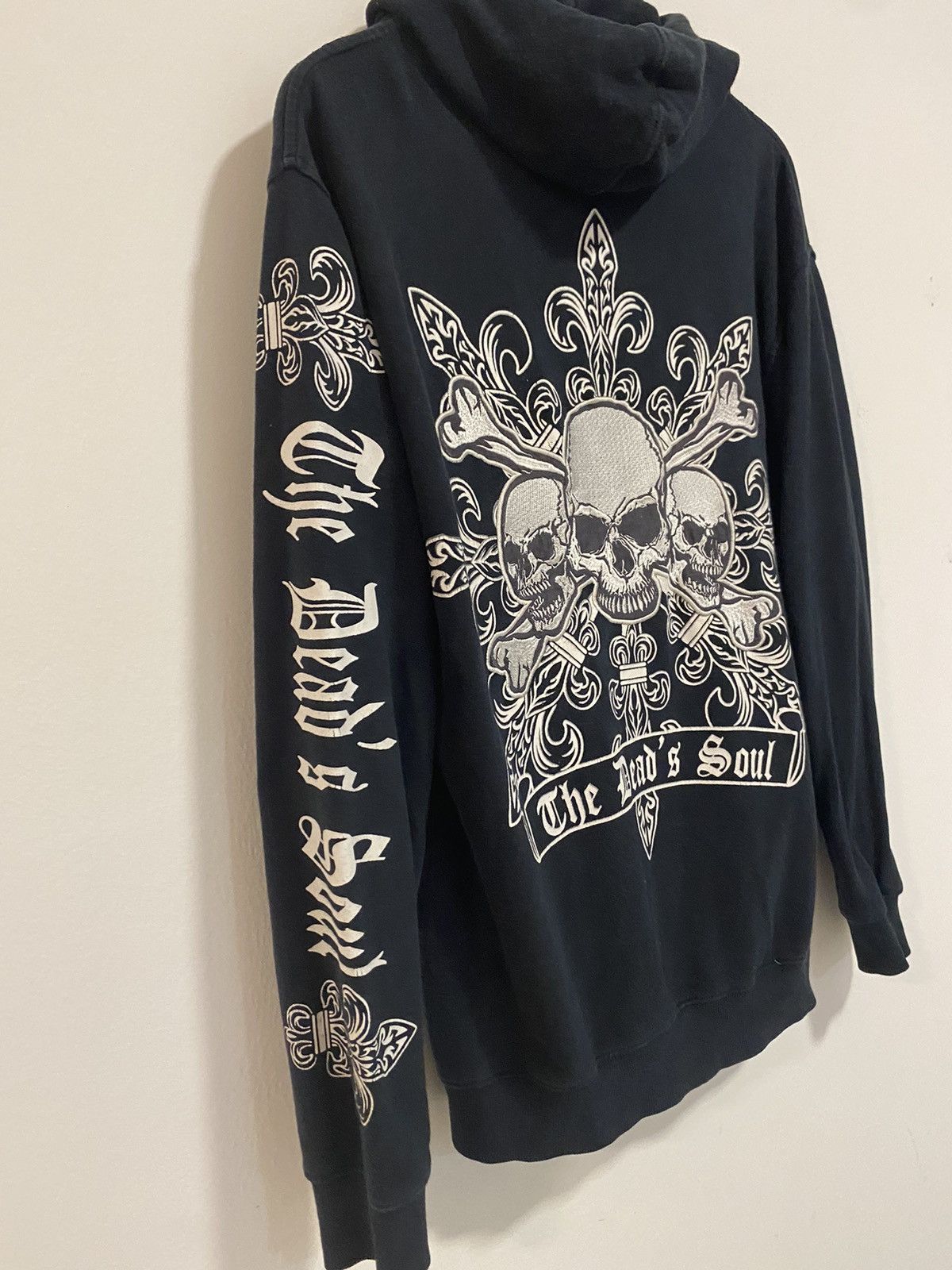 Seditionaries × Vintage Vintage Skull The Dead’s Soul Zipper Hoodie by A.O.D Brand Size US M / EU 48-50 / 2 - 3 Thumbnail