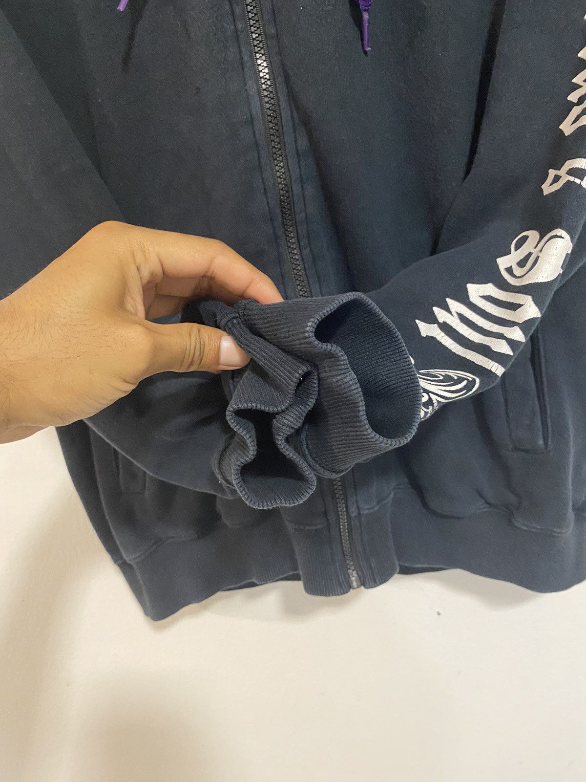 Seditionaries × Vintage Vintage Skull The Dead’s Soul Zipper Hoodie by A.O.D Brand Size US M / EU 48-50 / 2 - 8 Thumbnail