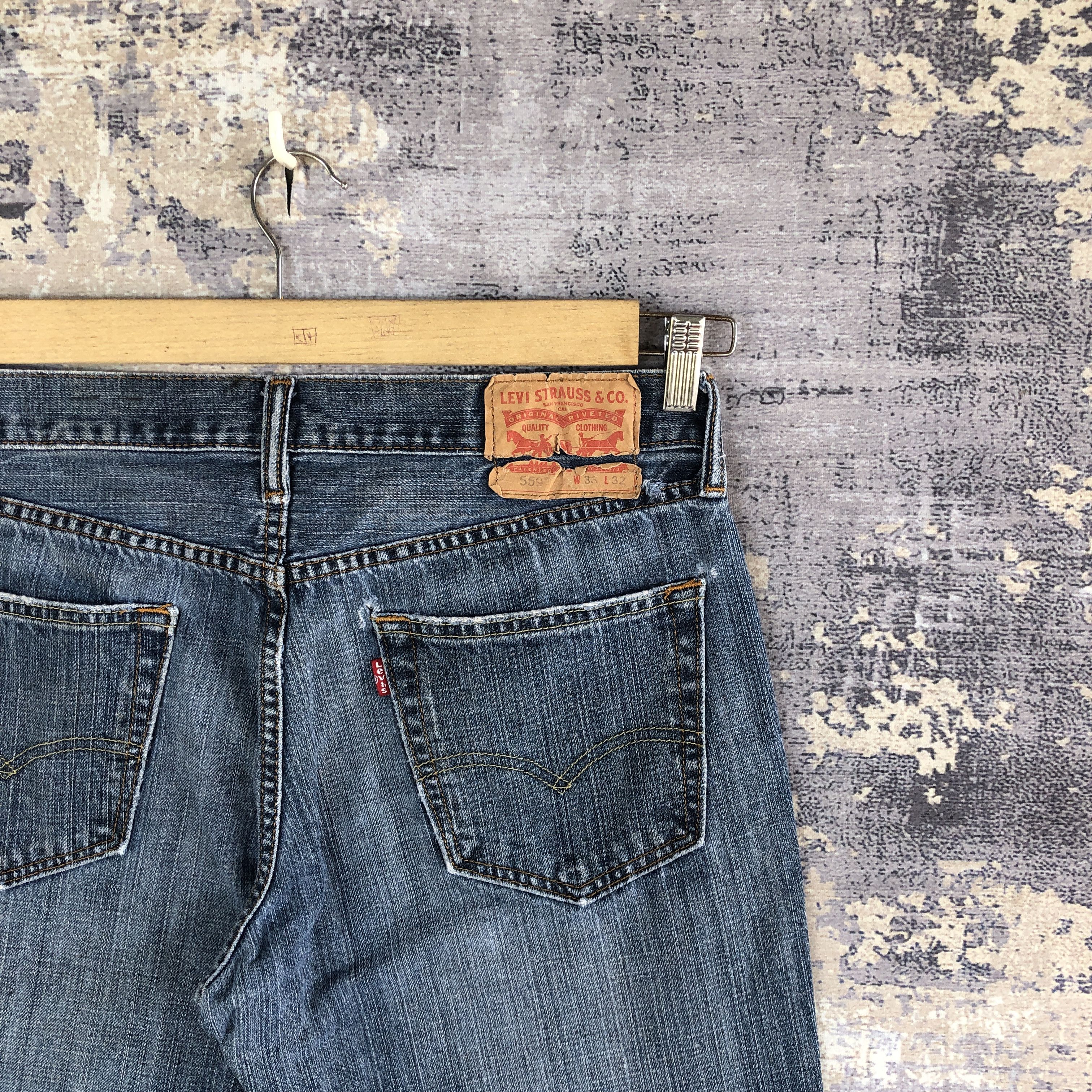 Levi's × Vintage Vintage Levis 569 Baggy Jeans Levi's Faded Blue Denim Size US 32 / EU 48 - 3 Thumbnail