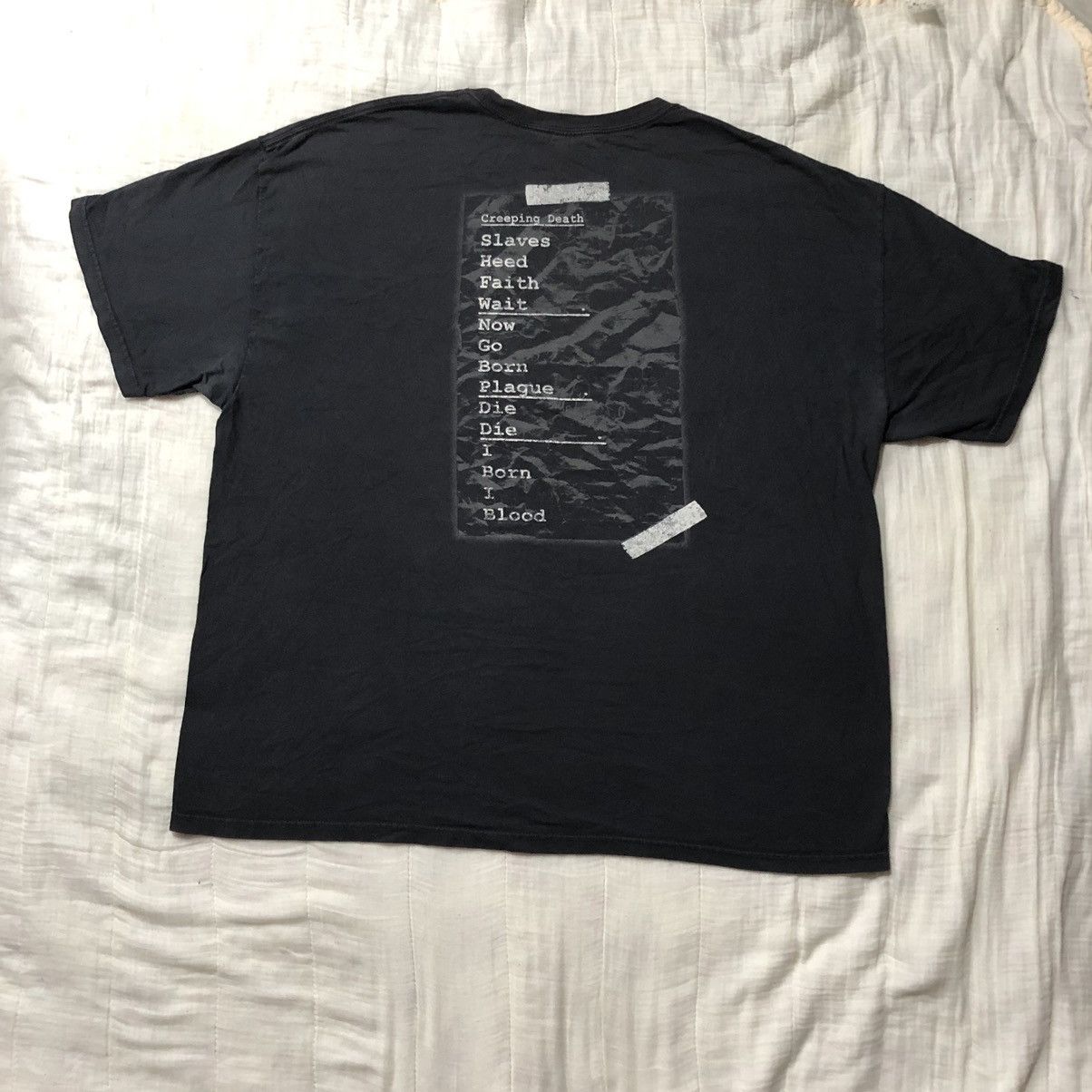 Band Tees vintage 2005 Metallica Creeping Death T Shirt Size US XXL / EU 58 / 5 - 3 Thumbnail