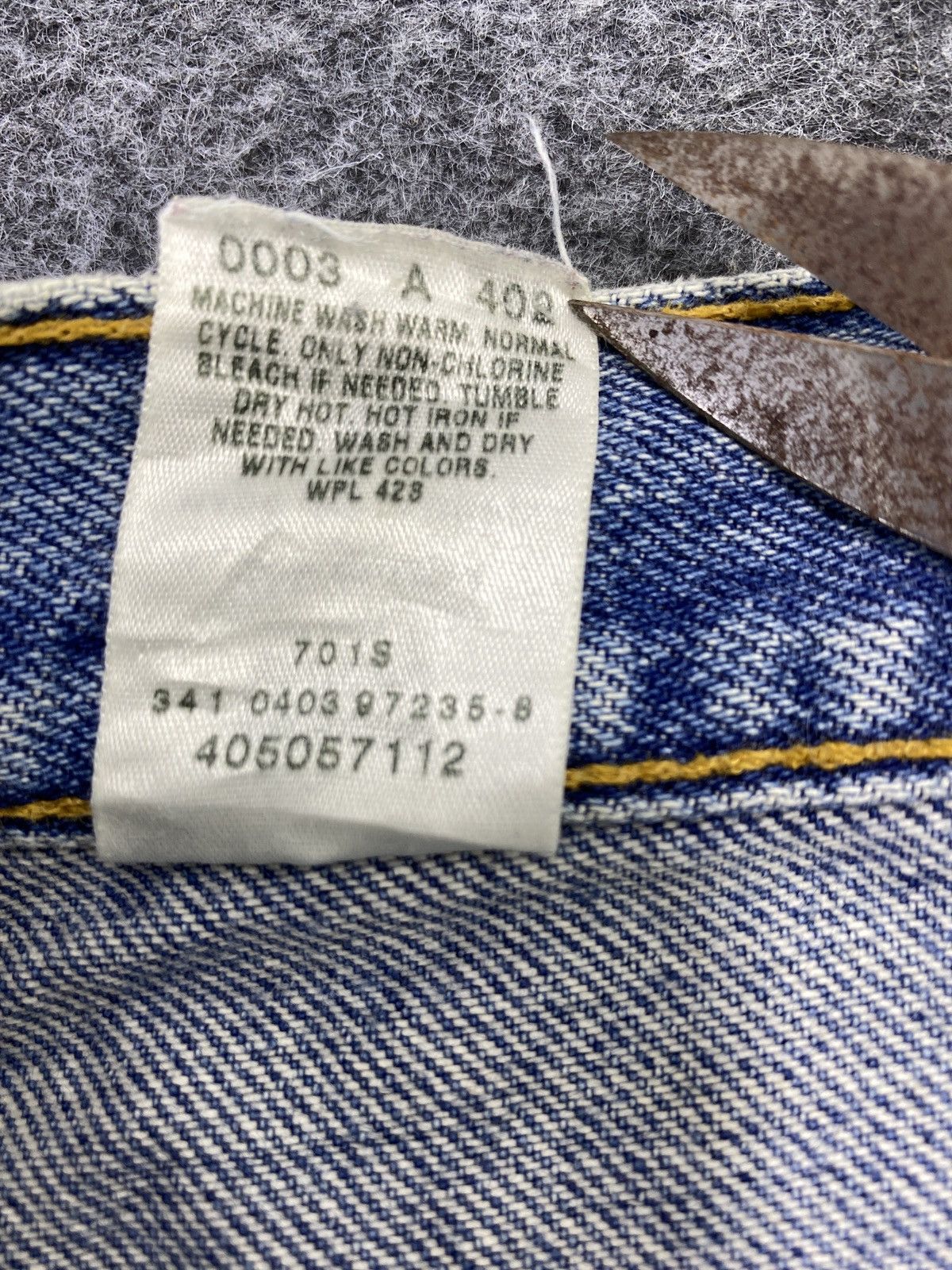 Levi's Vintage Levi's 505 Jeans Blue Wash - J723 Size US 36 / EU 52 - 6 Thumbnail