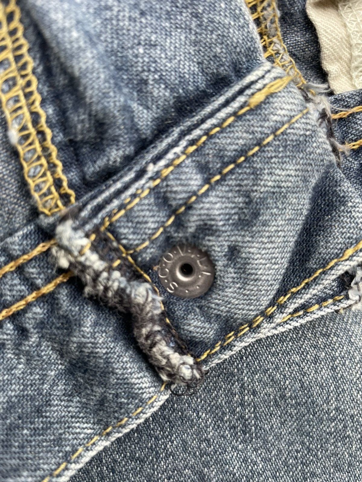 Lee × Vintage Vintage Lee 191 Jelt Denim Union Made Sanforized Size US 33 - 16 Thumbnail
