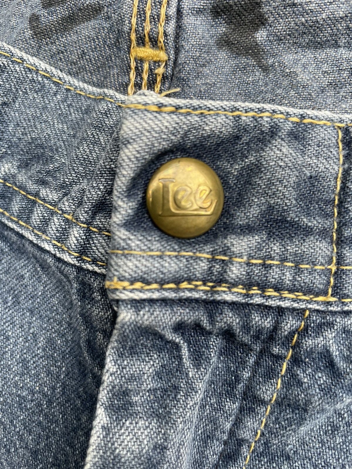 Lee × Vintage Vintage Lee 191 Jelt Denim Union Made Sanforized Size US 33 - 17 Thumbnail