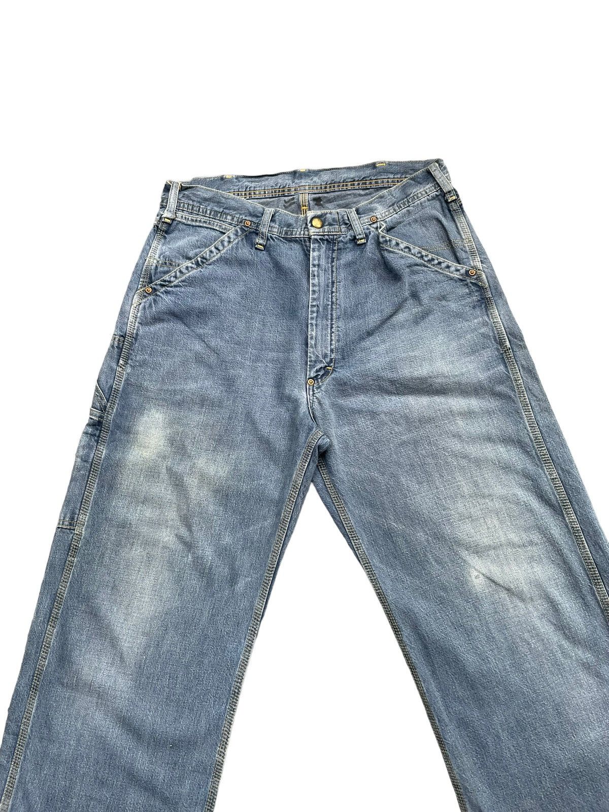 Lee × Vintage Vintage Lee 191 Jelt Denim Union Made Sanforized Size US 33 - 3 Thumbnail